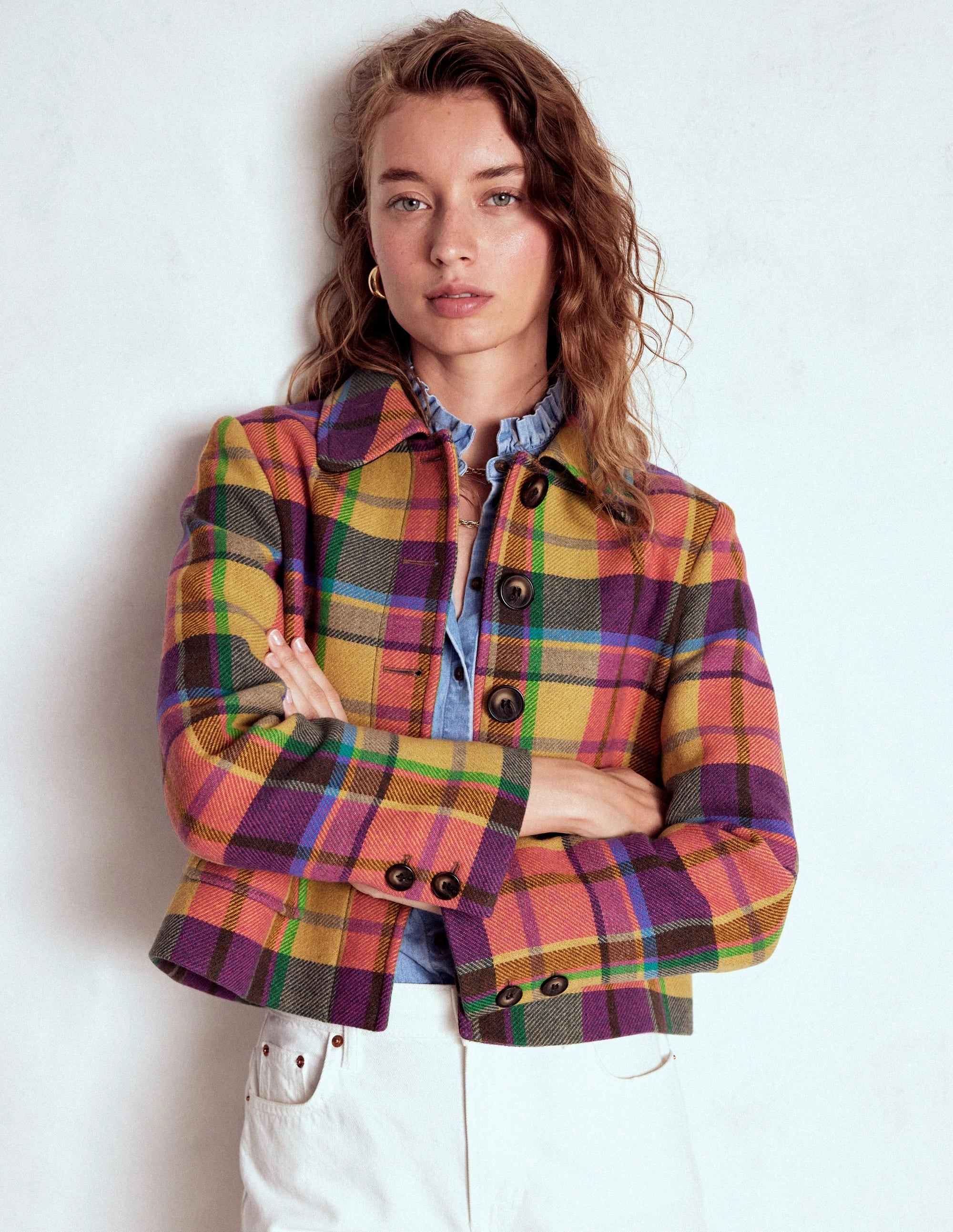 WindproofDesign Knightsbridge Wool Jacket-Multi Check