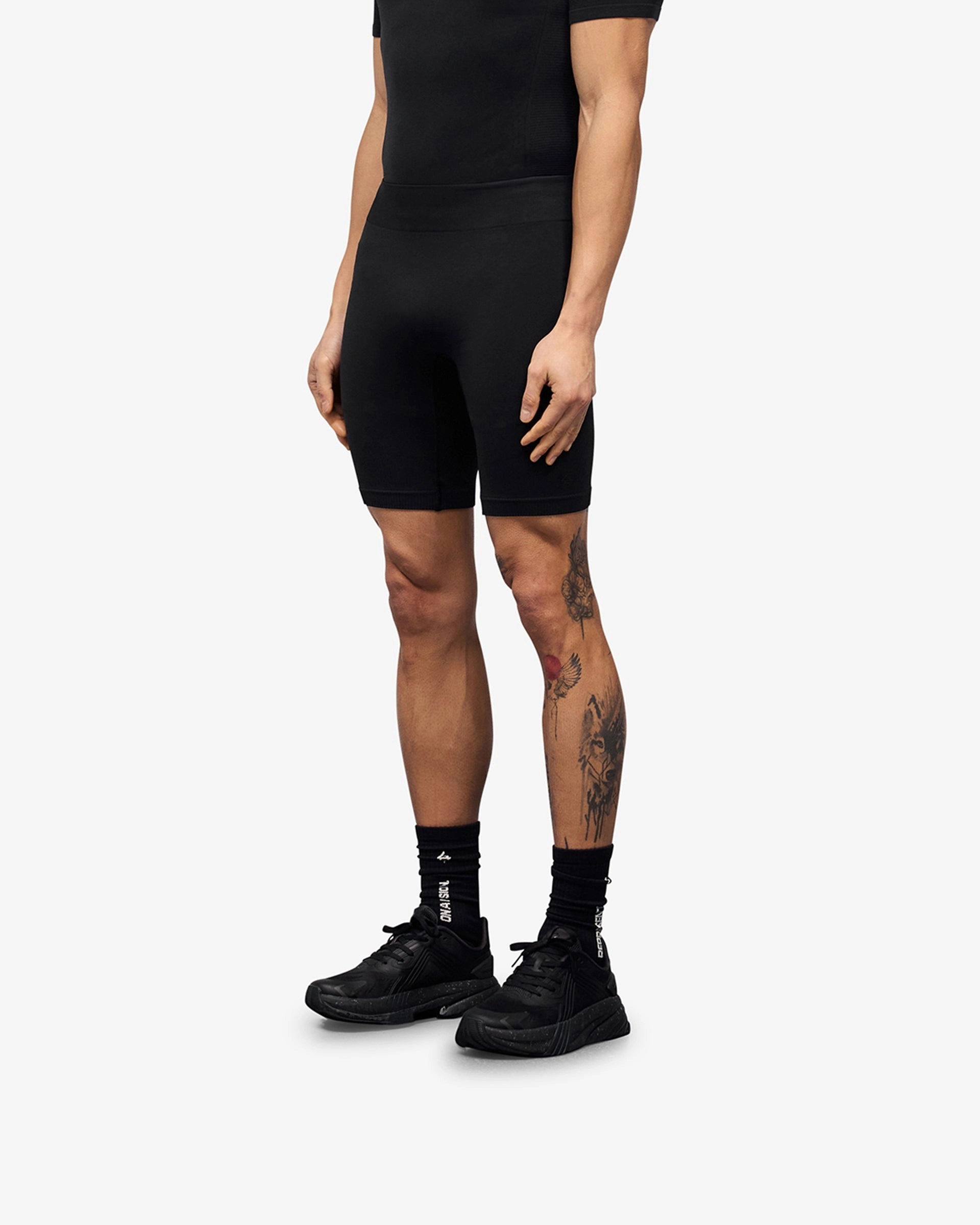 Seam Free Construction 247 DNA Seamless Shorts - Black
