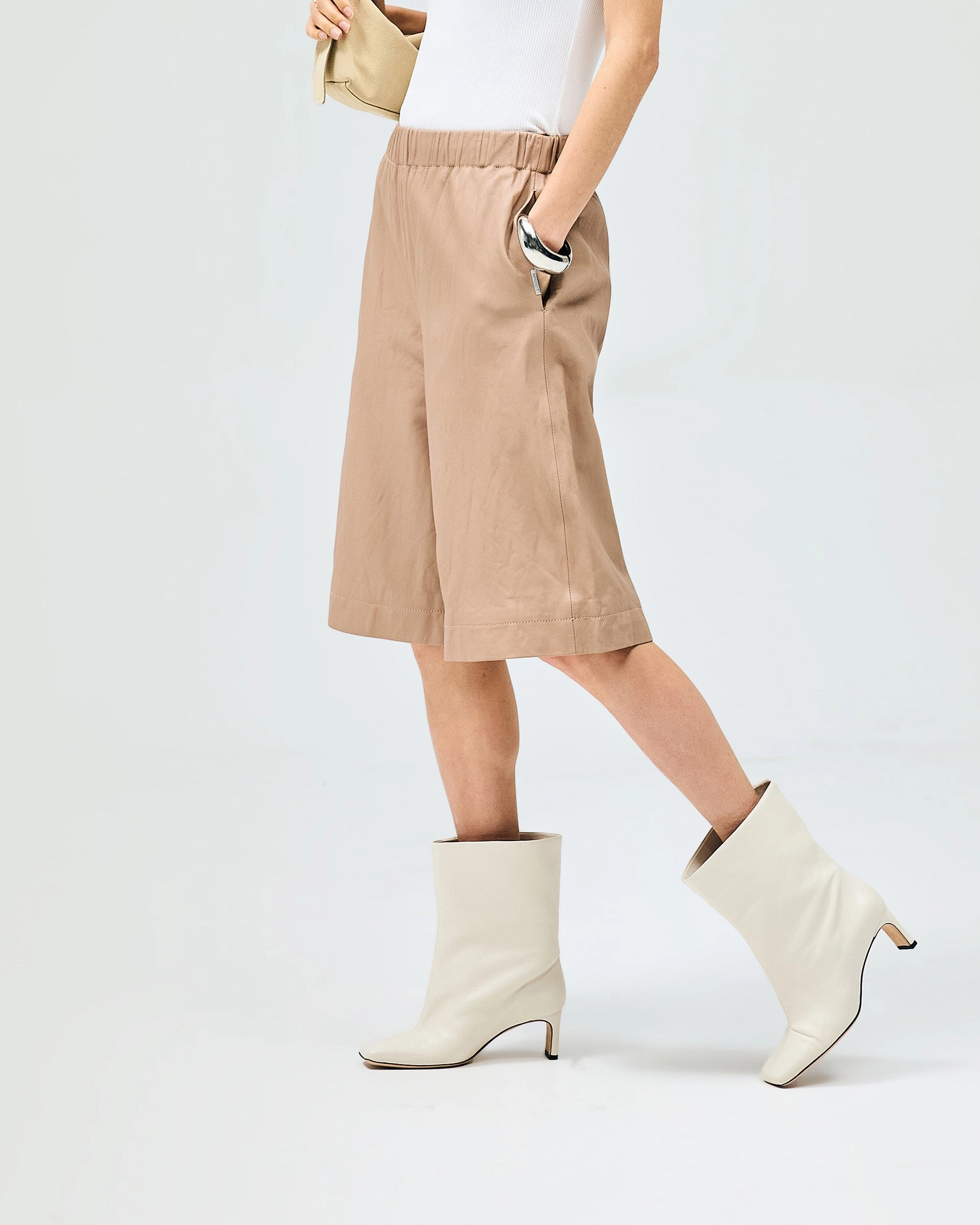 Fuel Shorts - Warm Taupe Eco Certified Dye