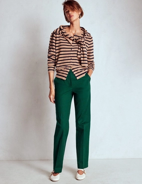 Slim Comfort Sport Comfort Full Length Canonbury Trousers-Emerald Green