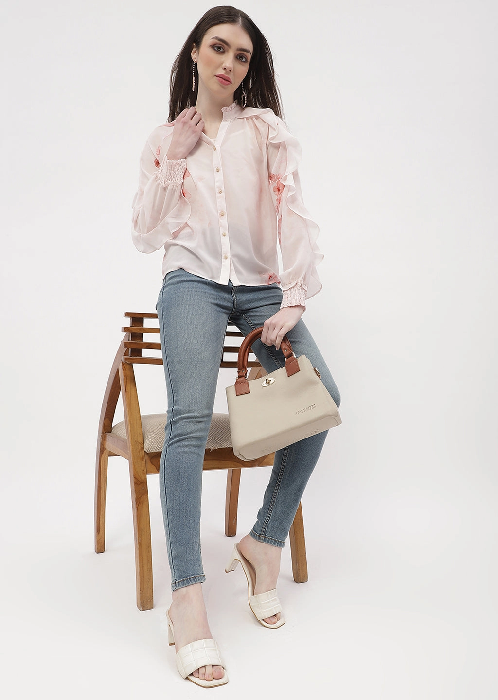 Cool Silhouette City Life Style Madame Mid Rise Mid Blue Skinny Fit Jeans