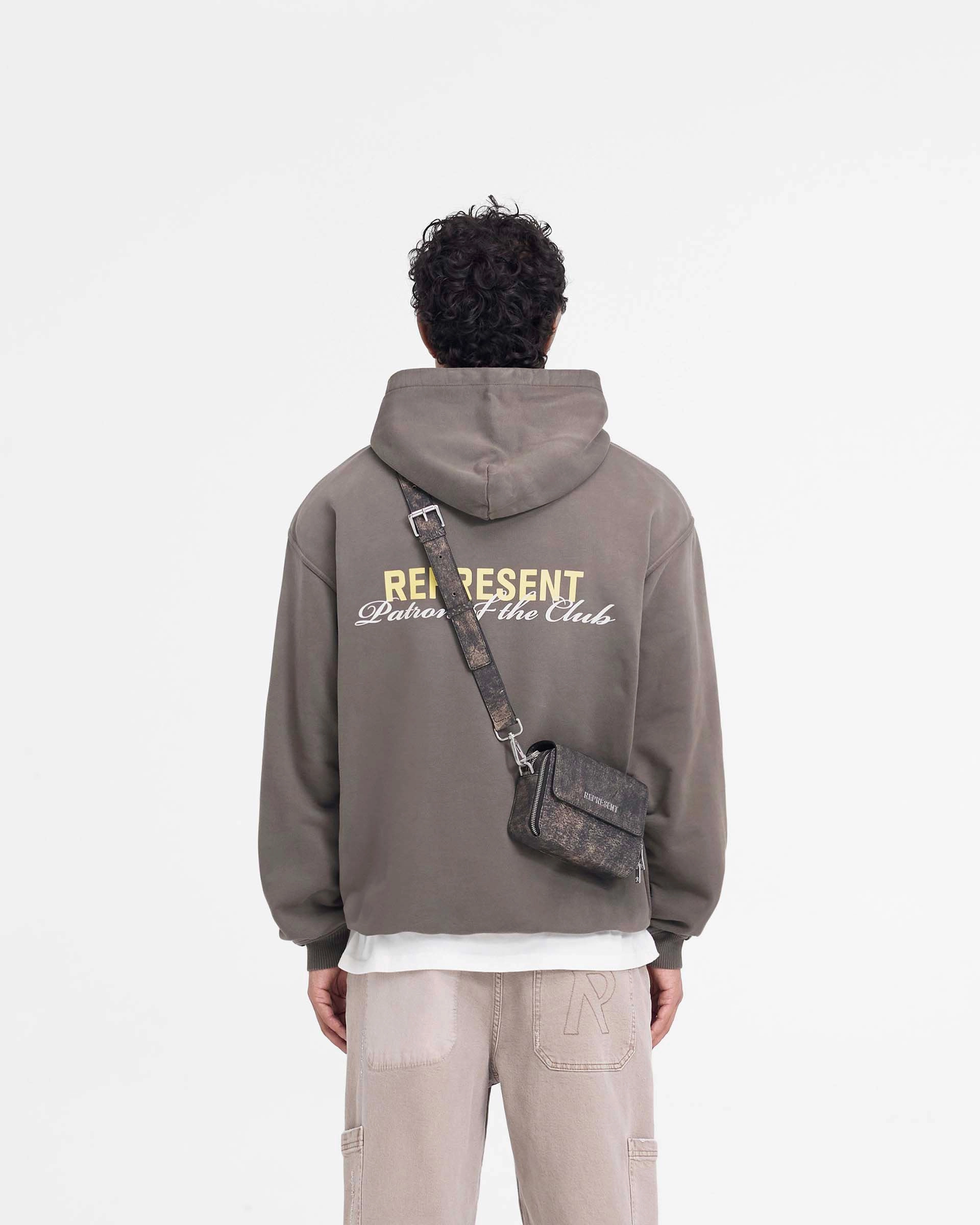 Urban Fashion Patron Of The Club Hoodie - Washed Olive