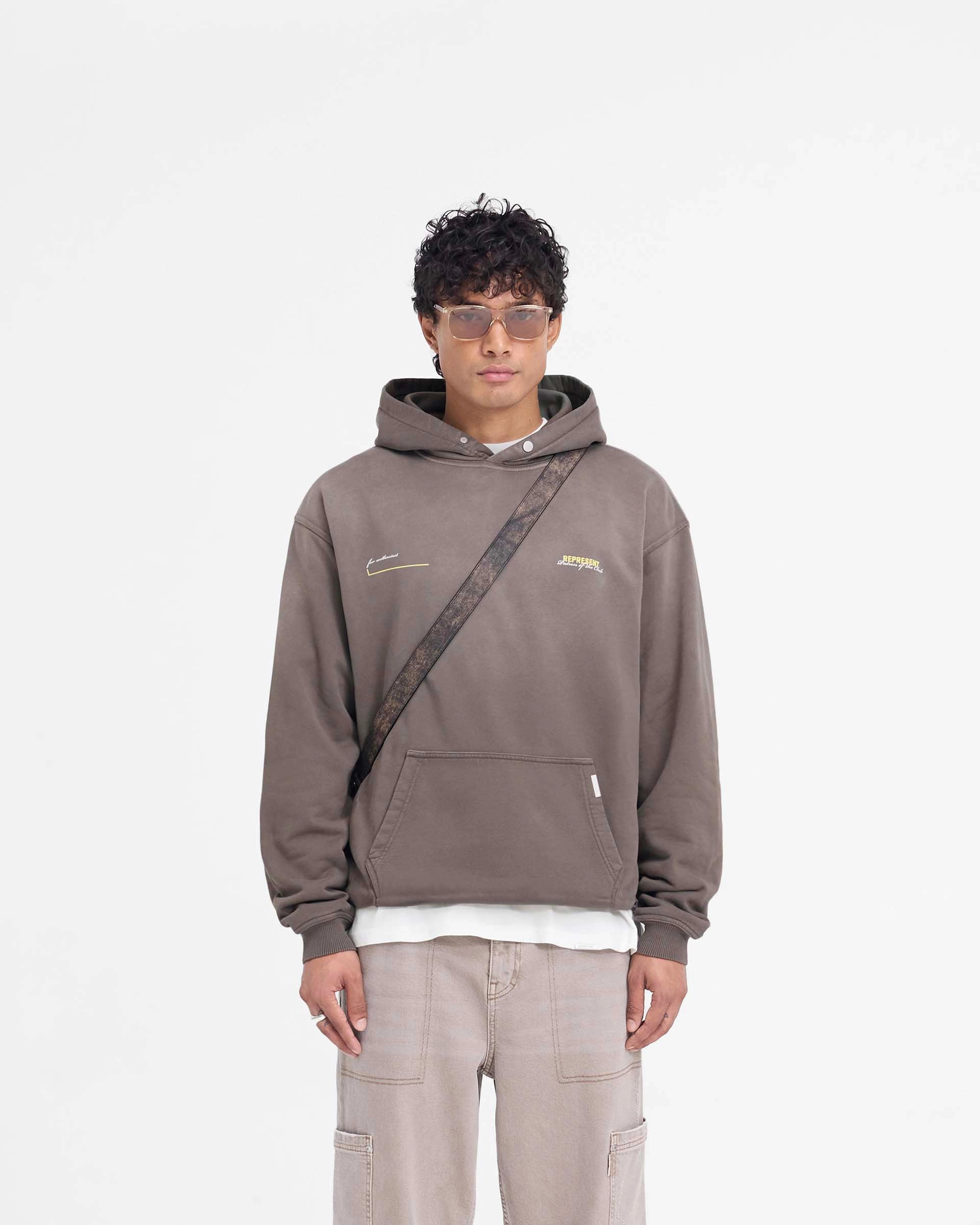 Gift worthy Patron Of The Club Hoodie - Washed Olive