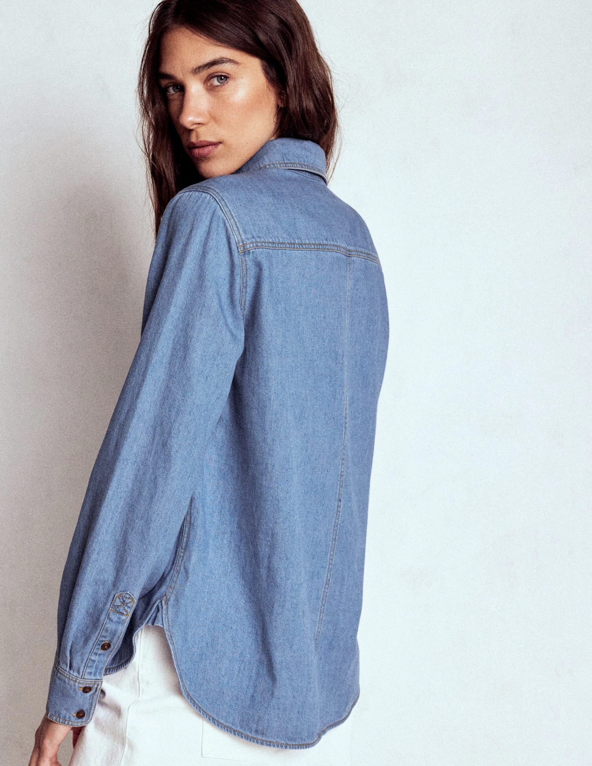 Denim Shirt-Light Authentic Relaxed Design