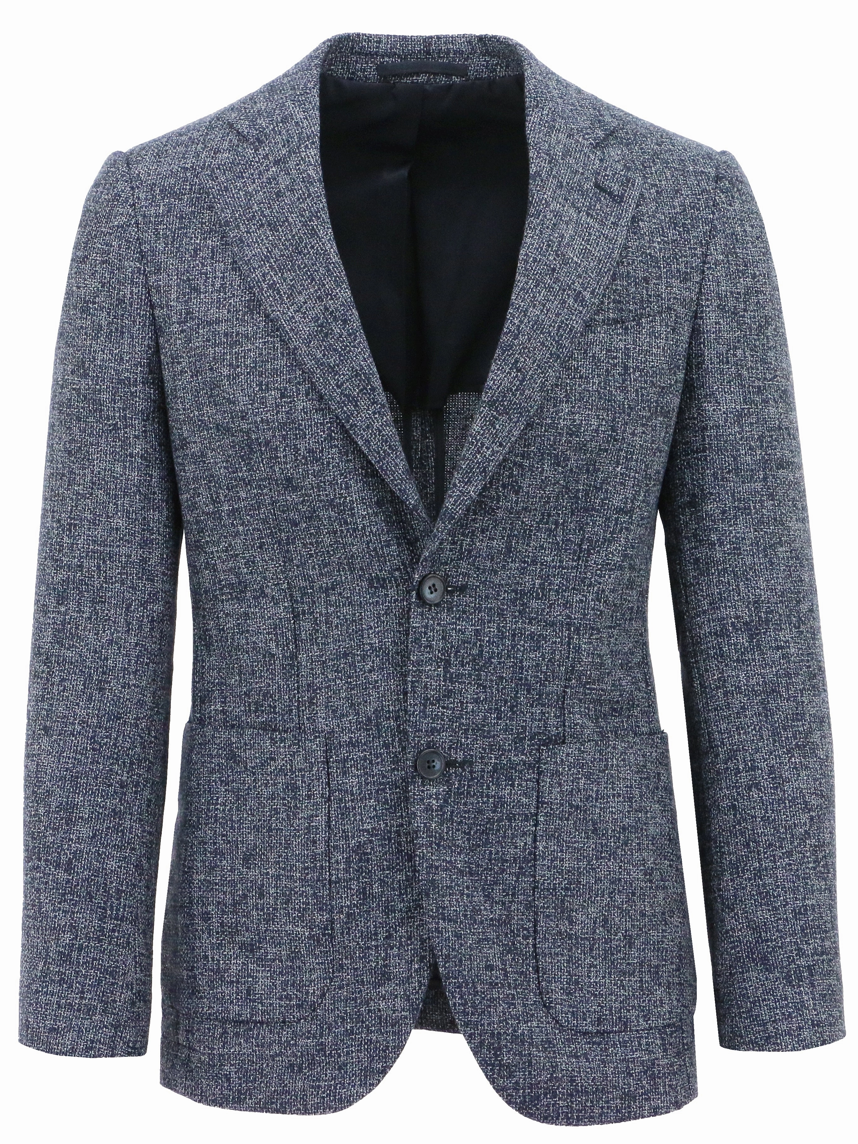 FoldableStorageCapability Snow Ready Outfit Genoa Buggy Blue Tweed Sports Jacket