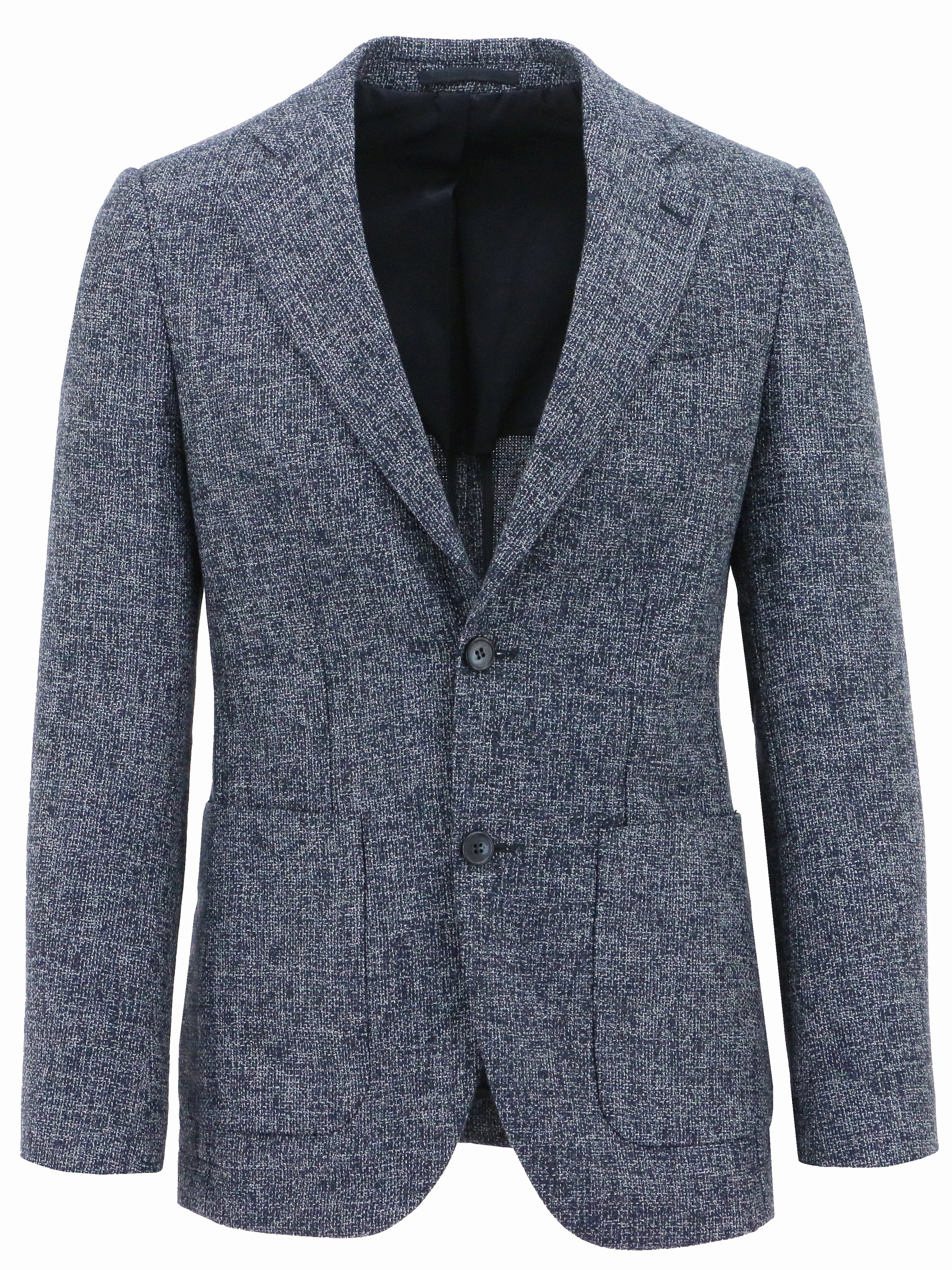 Genoa Buggy Blue Tweed Sports Jacket Practical Everyday Fit Winter Layering Piece