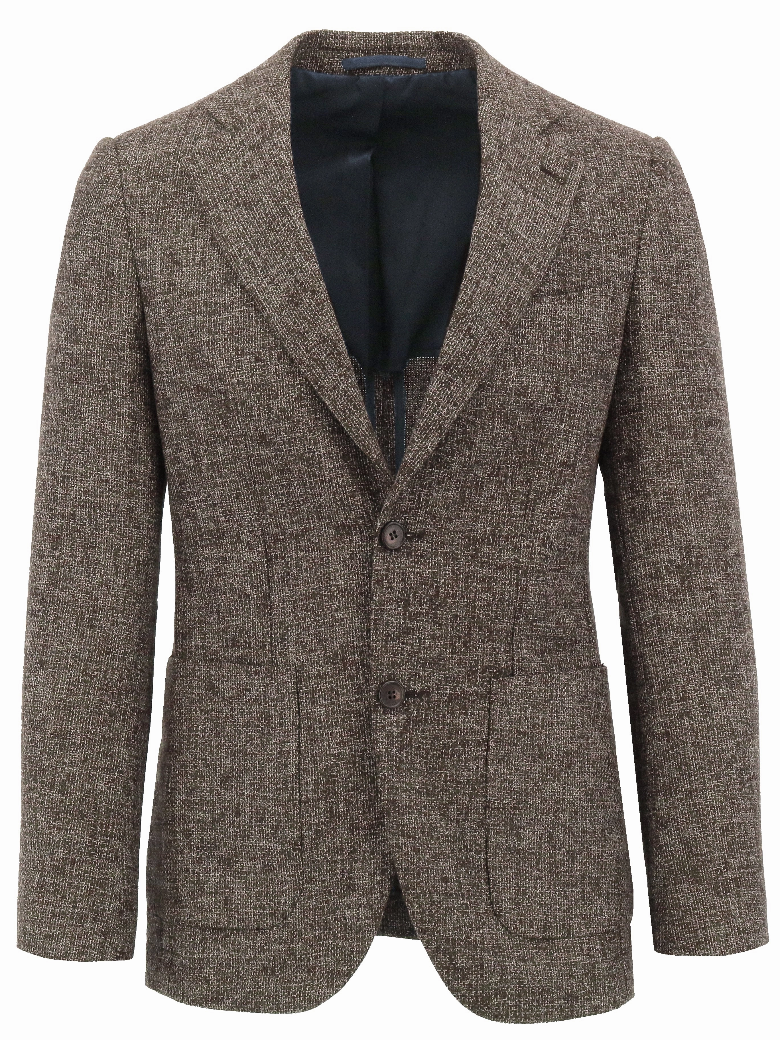 Ergonomic Drape Water Resistant Design Genoa Buggy Brown Tweed Sports Jacket