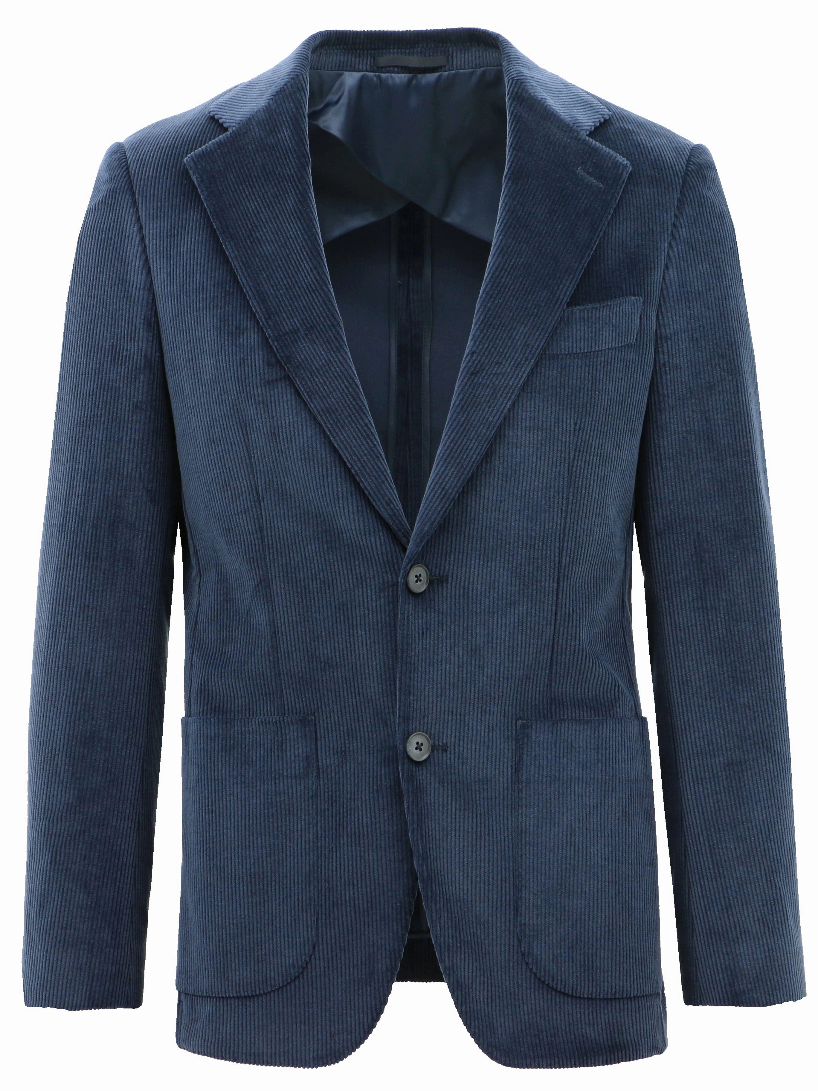 Sun Protective Fabric Ripstop Fabric Technology Genoa Buggy Navy Corduroy Sports Jacket