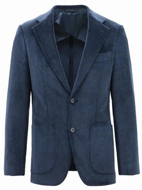 Genoa Buggy Navy Corduroy Sports Jacket Cold Weather Gear Stylish Comfort