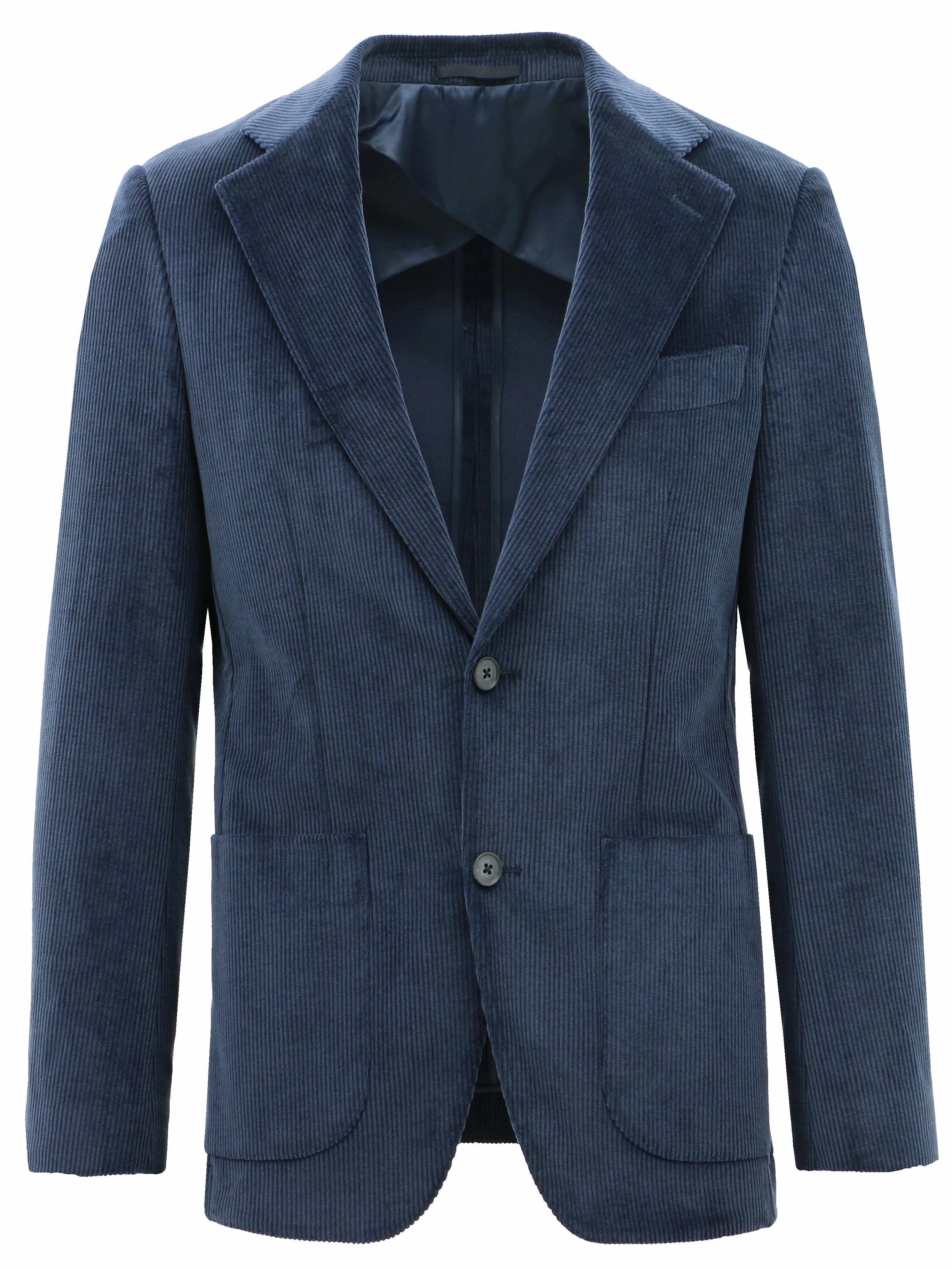 Genoa Buggy Navy Corduroy Sports Jacket Hidden Pocket System