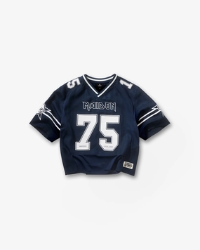 Modern Smart Summer Style Represent X Iron Maiden Anniversary Jersey - Mid Blue