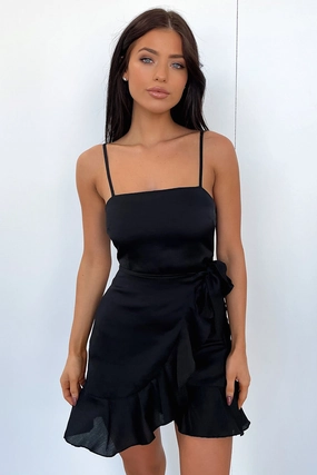 Romantic Mood Muted Tones Grace Dress - Black