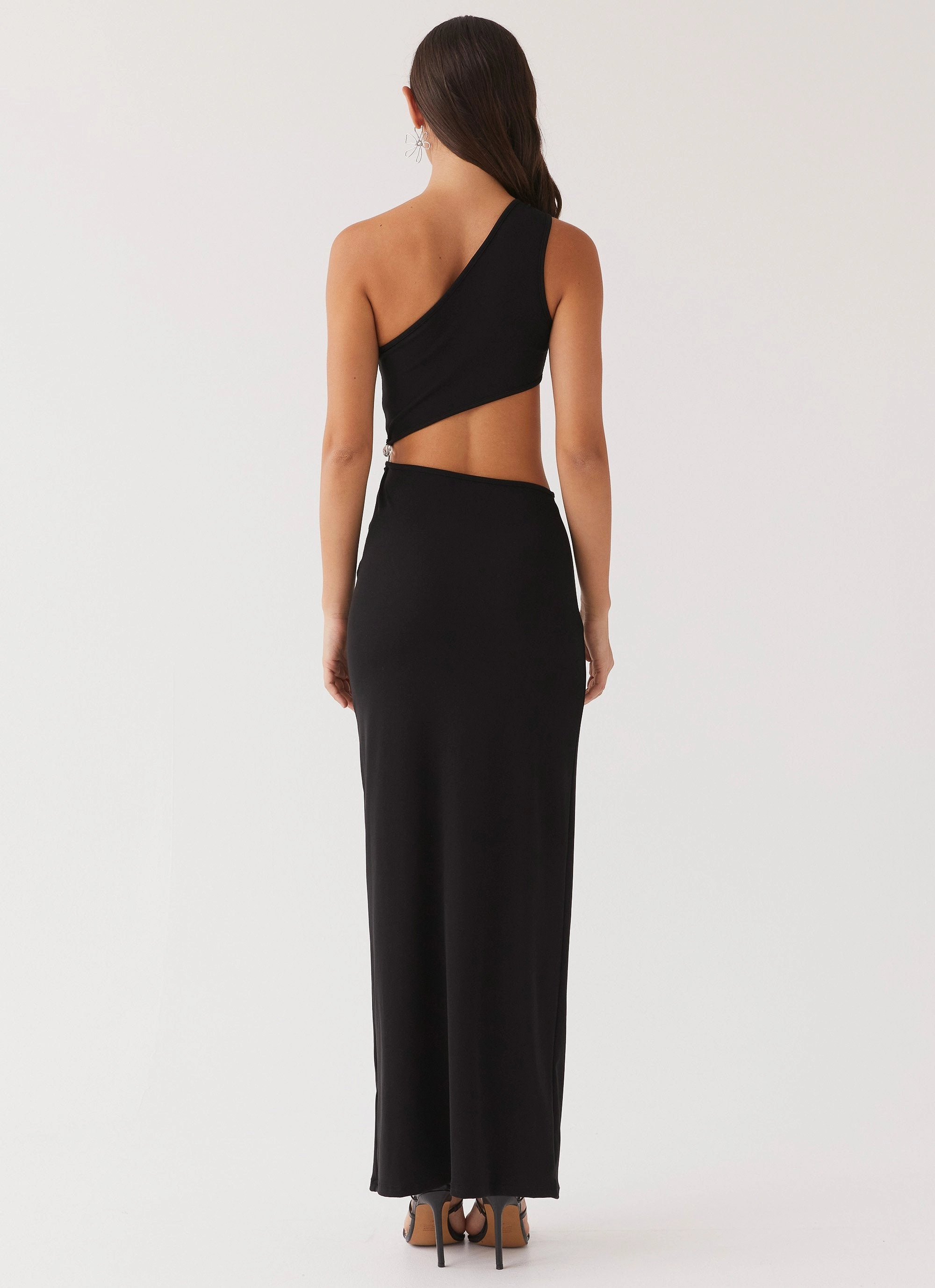 On The Moon Maxi Dress - Black Feminine Cut