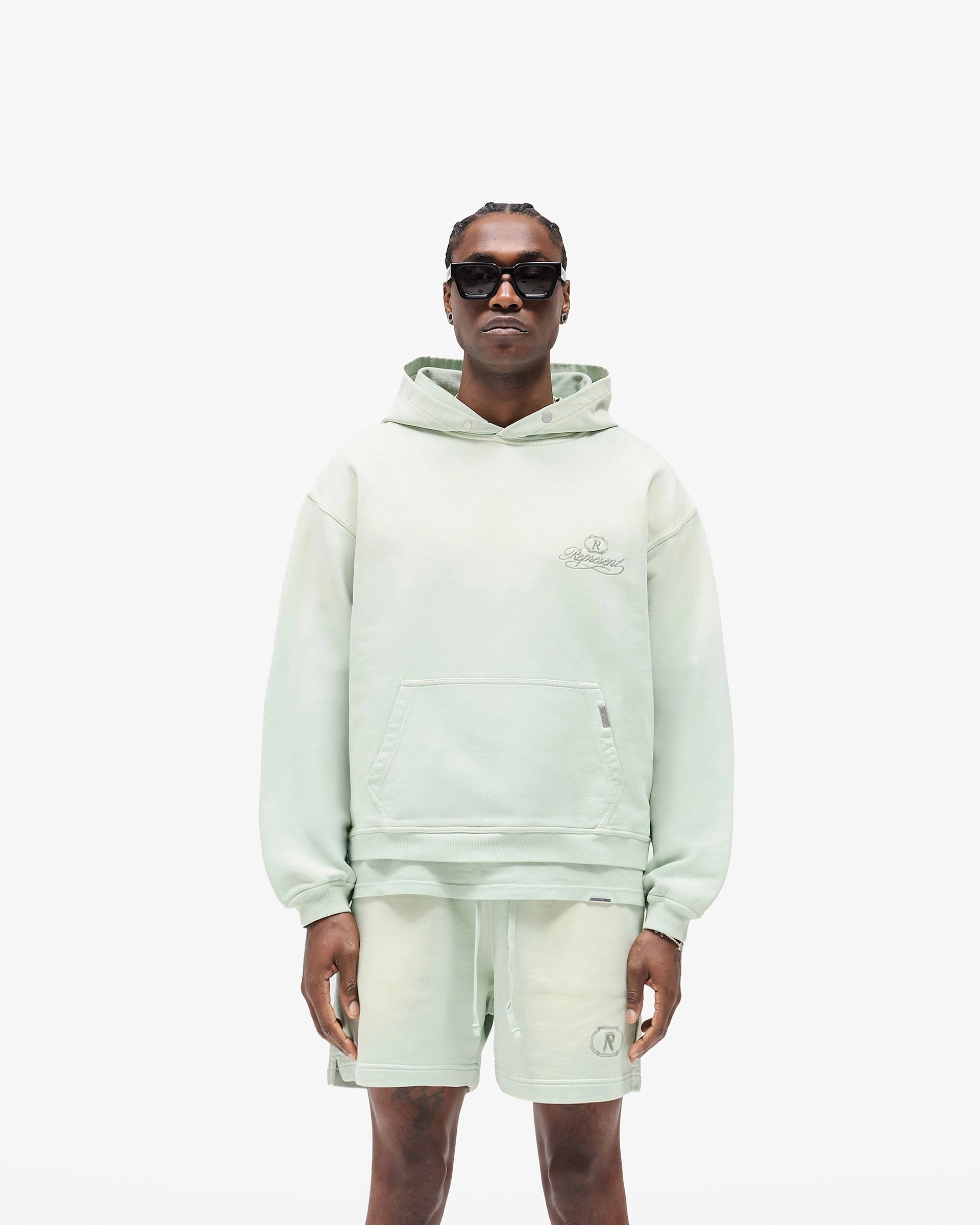 disabled friendly Flexible Layer Grand Vintage Hoodie - Washed Sage
