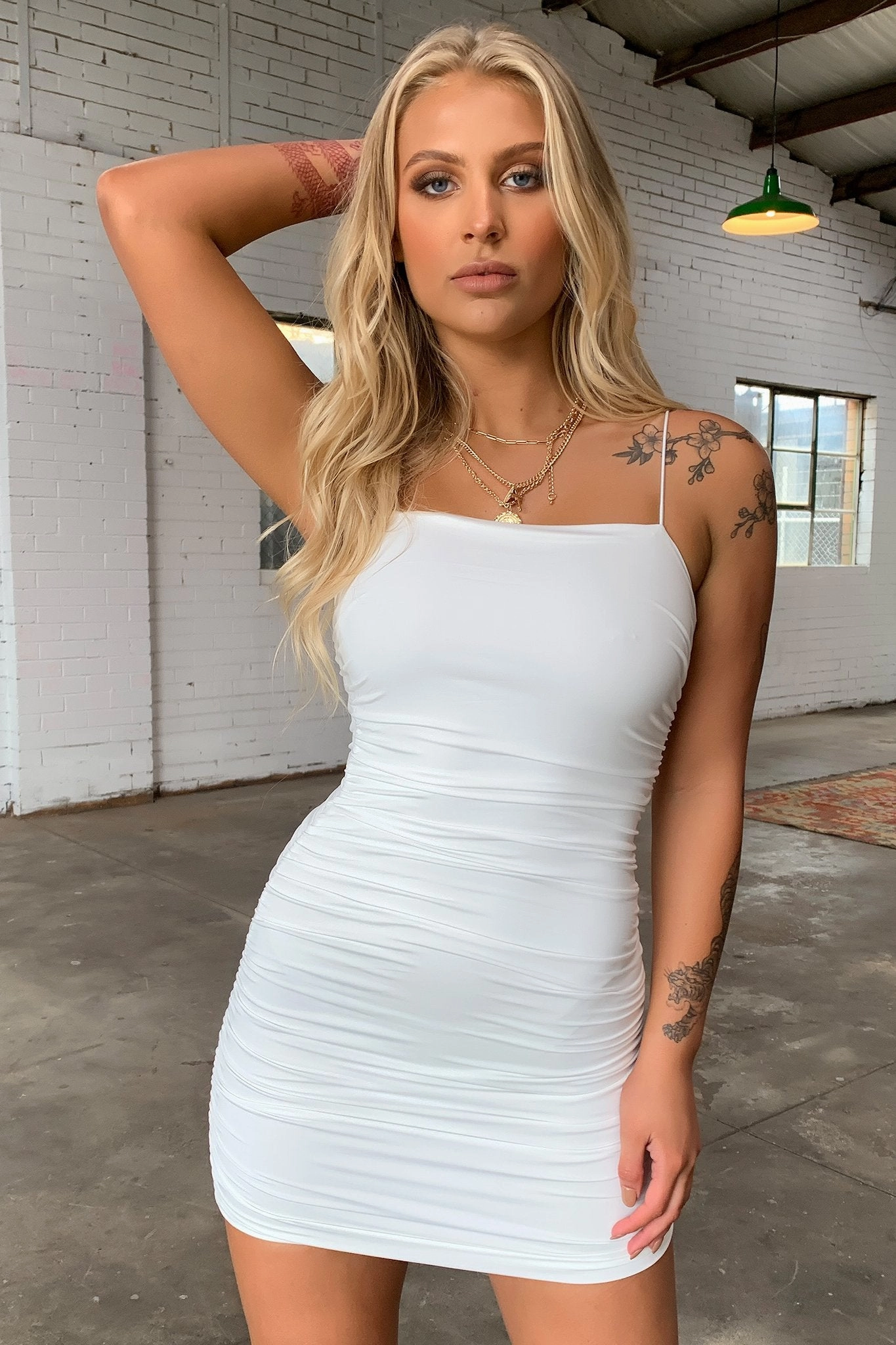 Soft Comfort Landon Dress - White