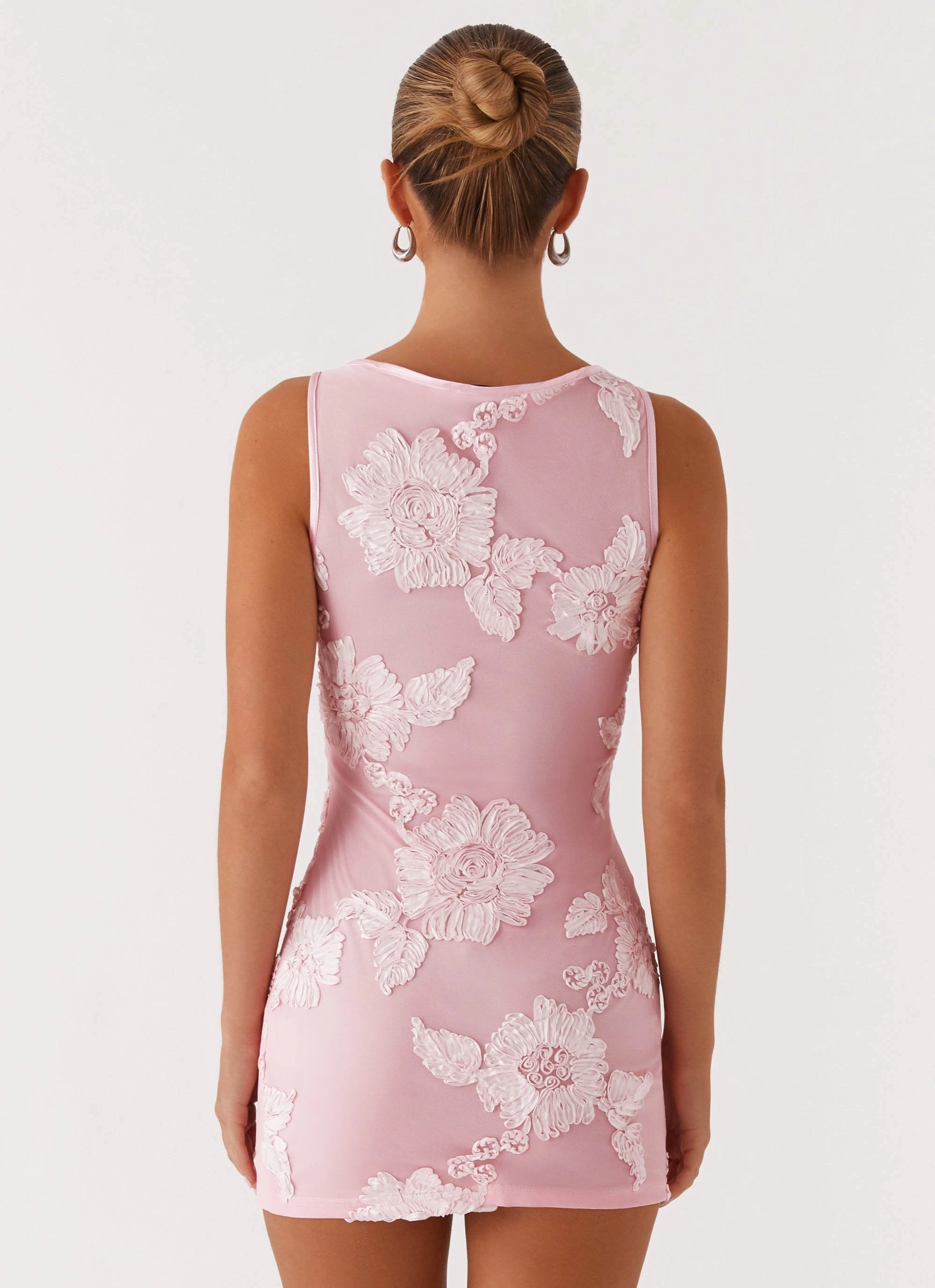 Portia Mini Dress - Pink Playful design piece Family Vibe