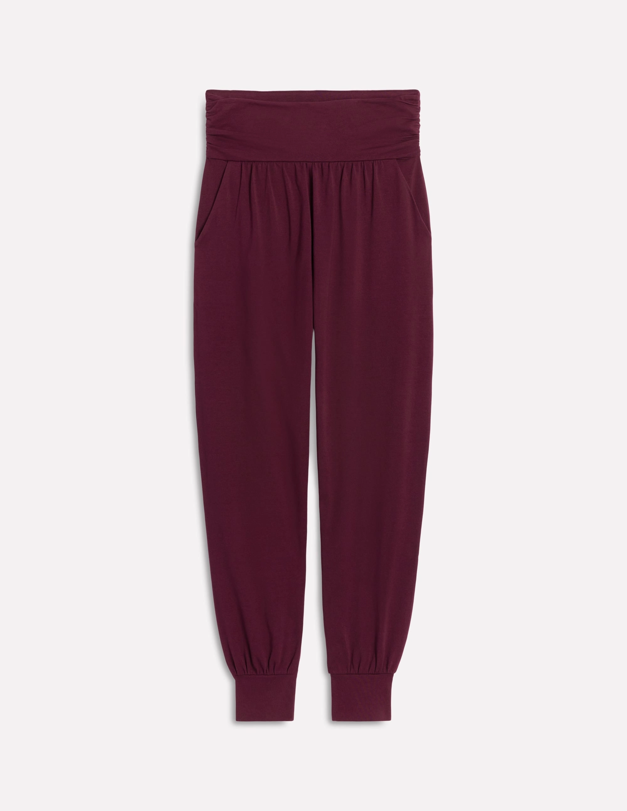 Hareem Jersey Joggers-Deep Wisteria ReflectiveTrim