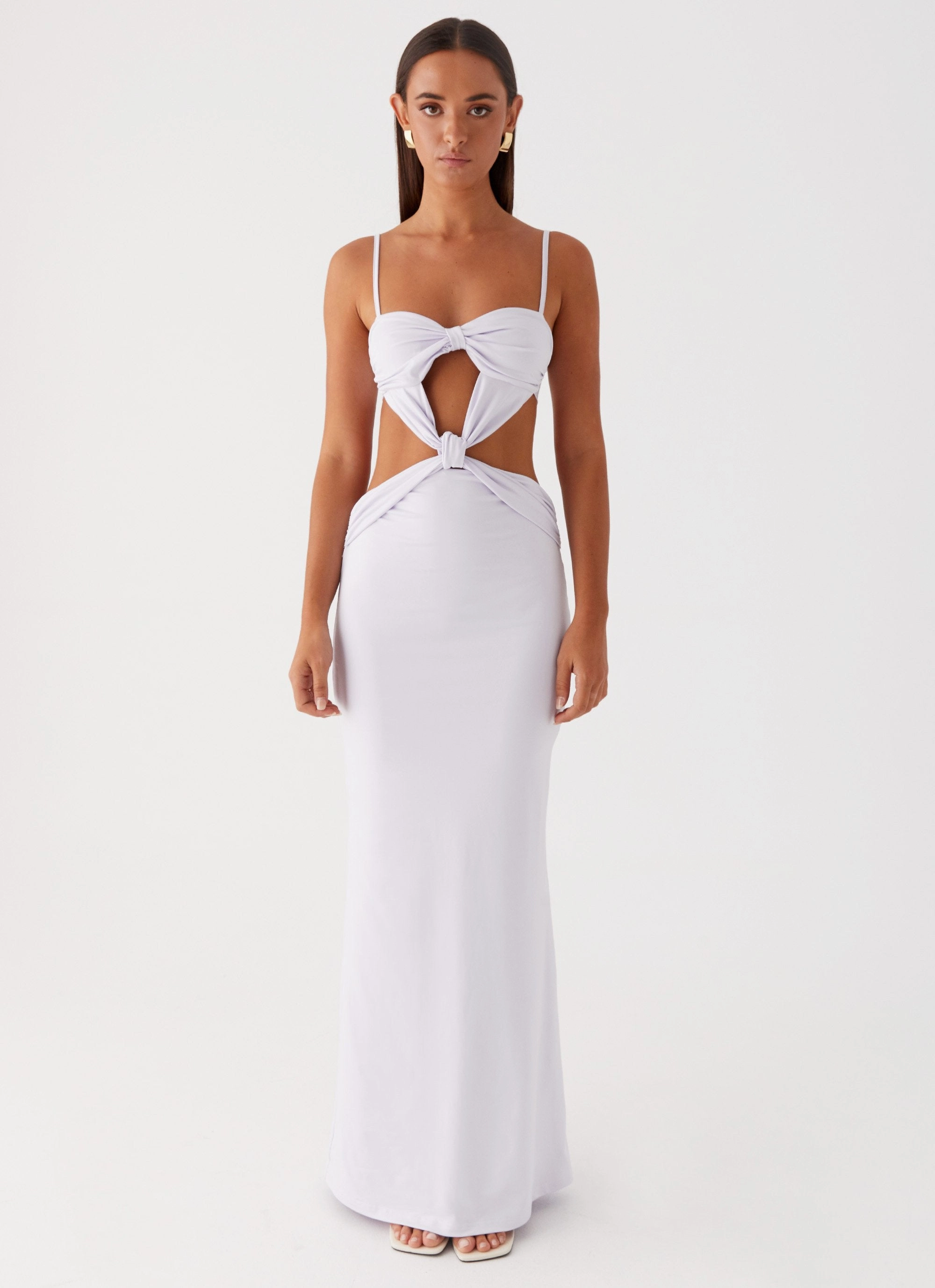 Heart And Soul Maxi Dress - Lavender Cool Texture UV-Resistant