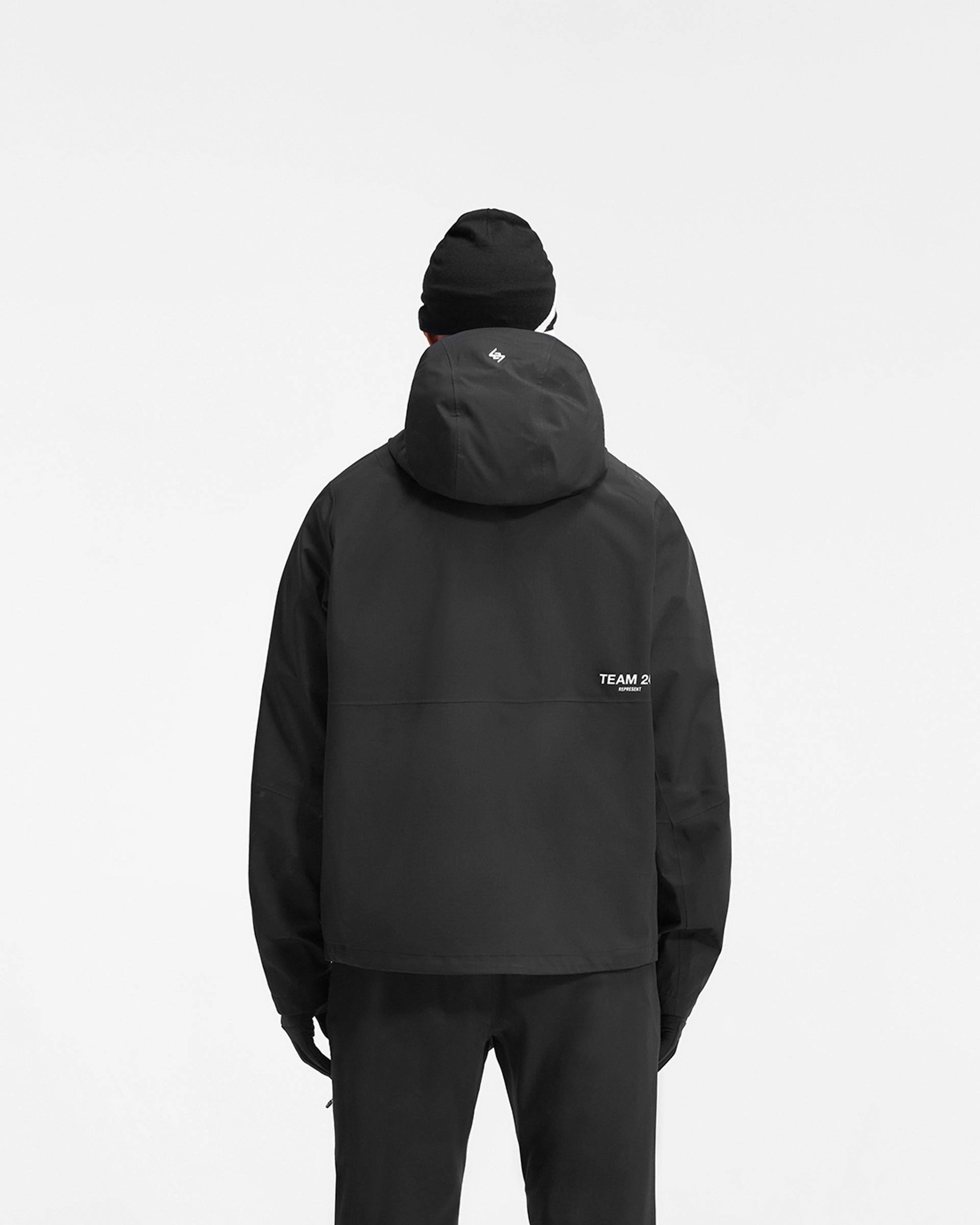 Team 247 Technical Jacket - Black Ergonomic Drape