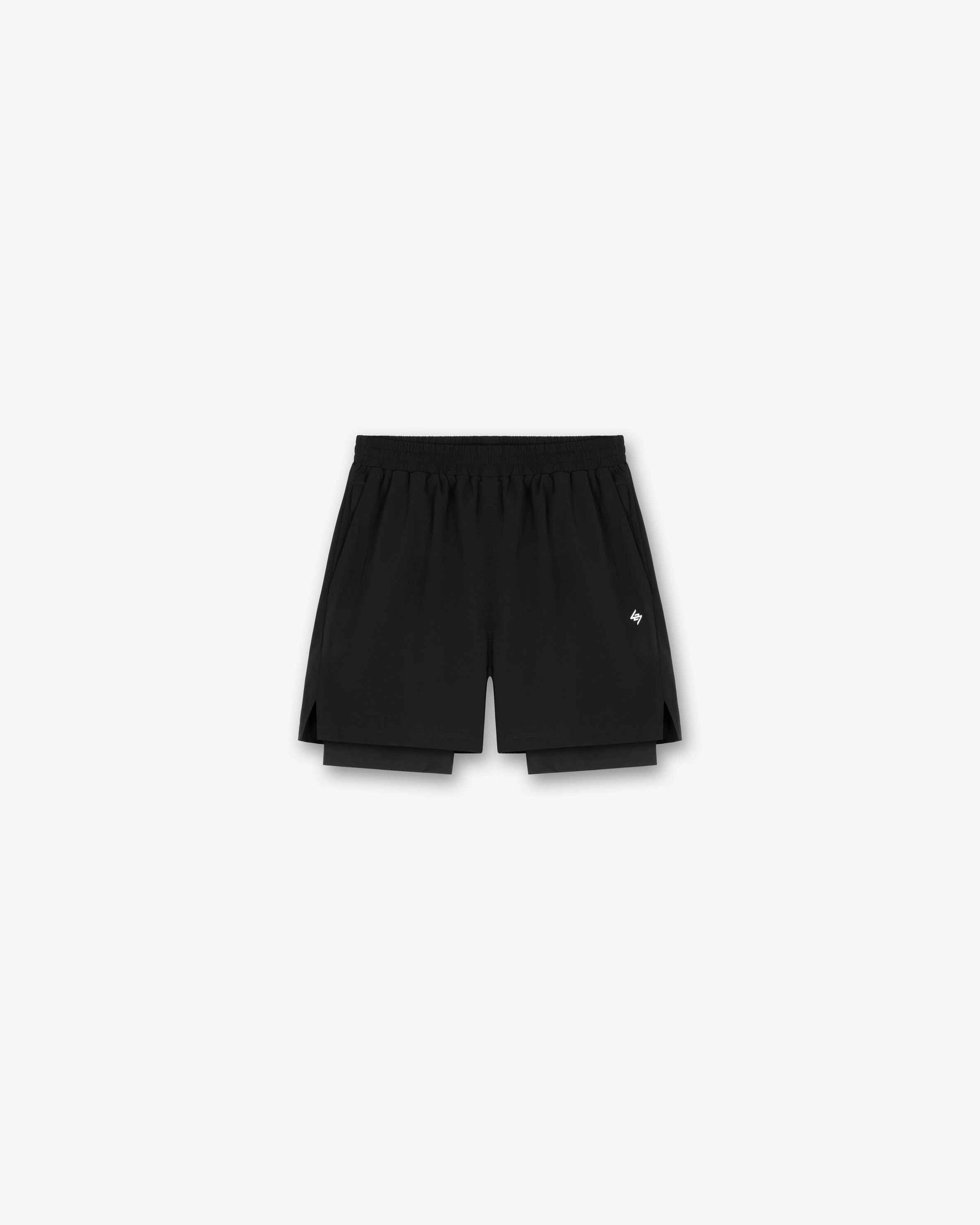 Team 247 2-In-1 Shorts - Black overalls semi-formal look