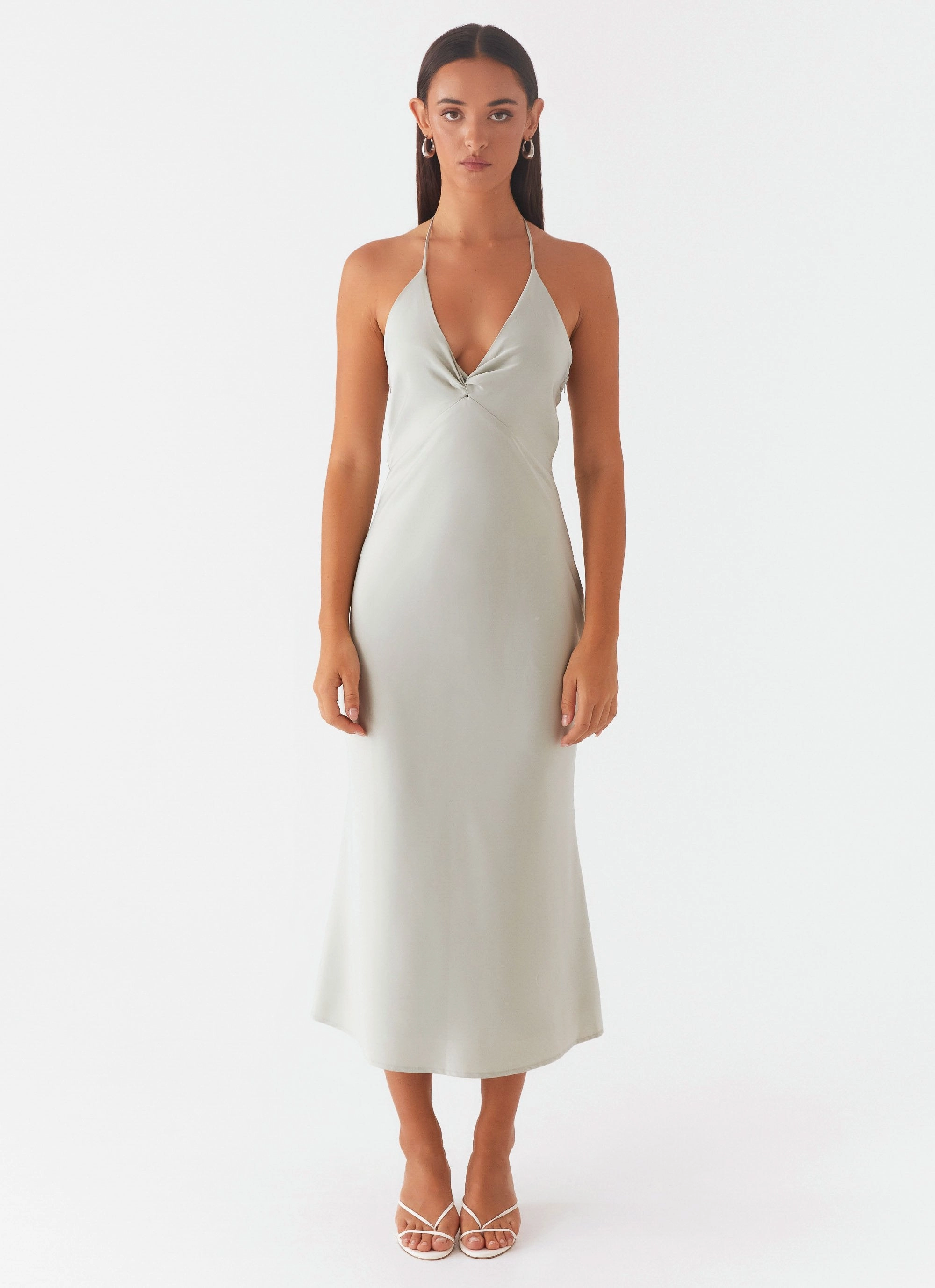High Note Midi Dress - Sage Earth Colors Vibrant Style