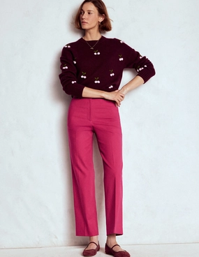 Canonbury 7/8 Trousers-Bright Cherry AntiSlipGrip