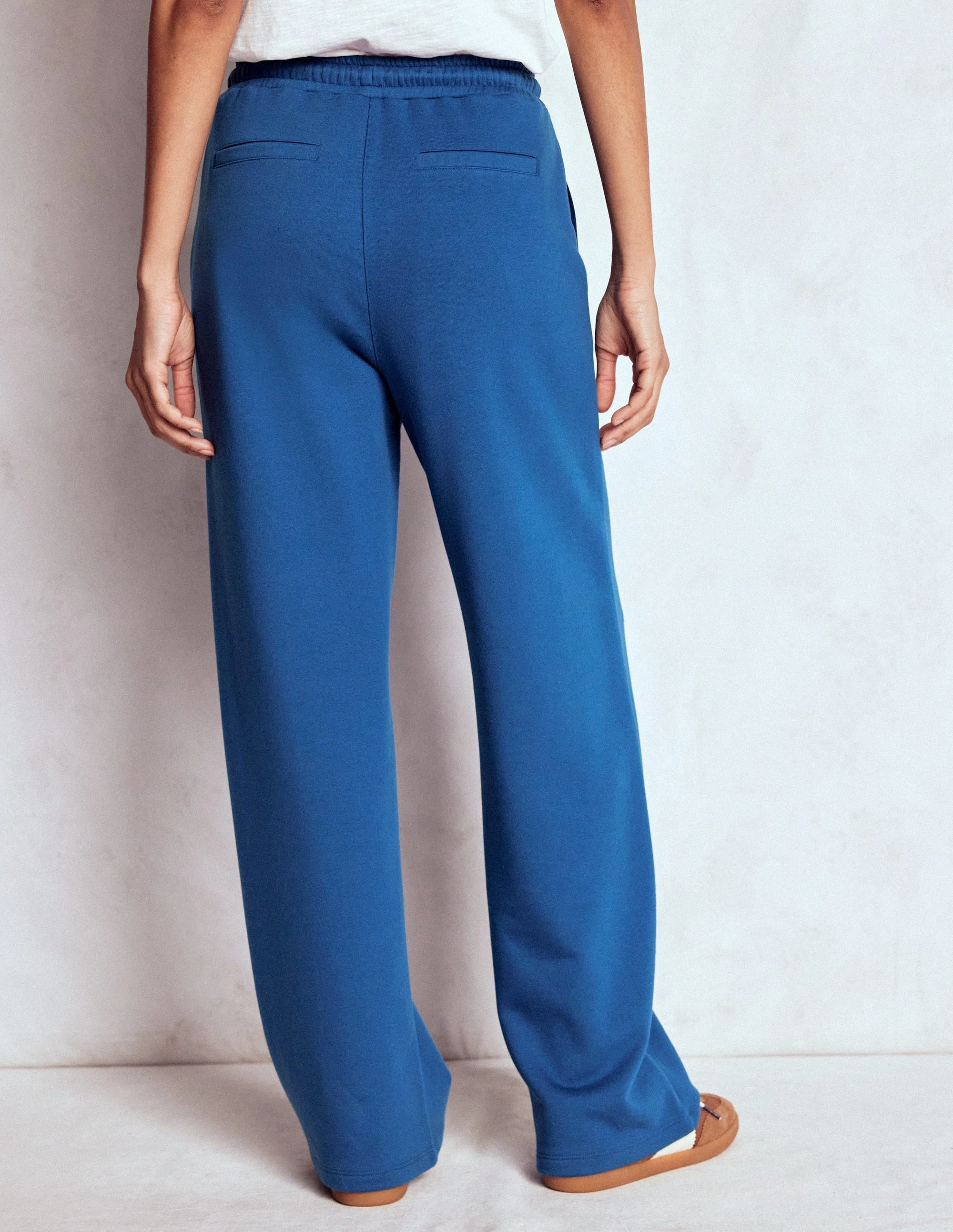 Air Comfort Wide Leg Joggers-Tourmaline Blue