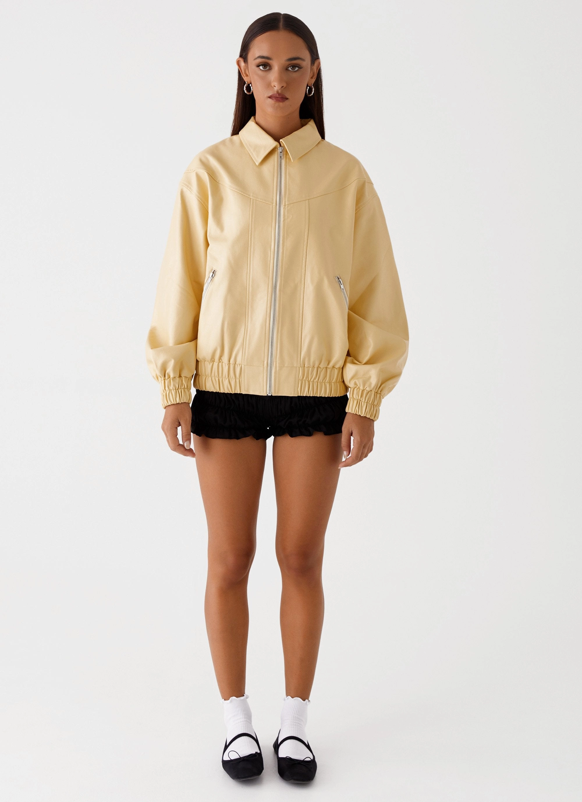 UV Protective Coating Holland Bomber Jacket - Yellow