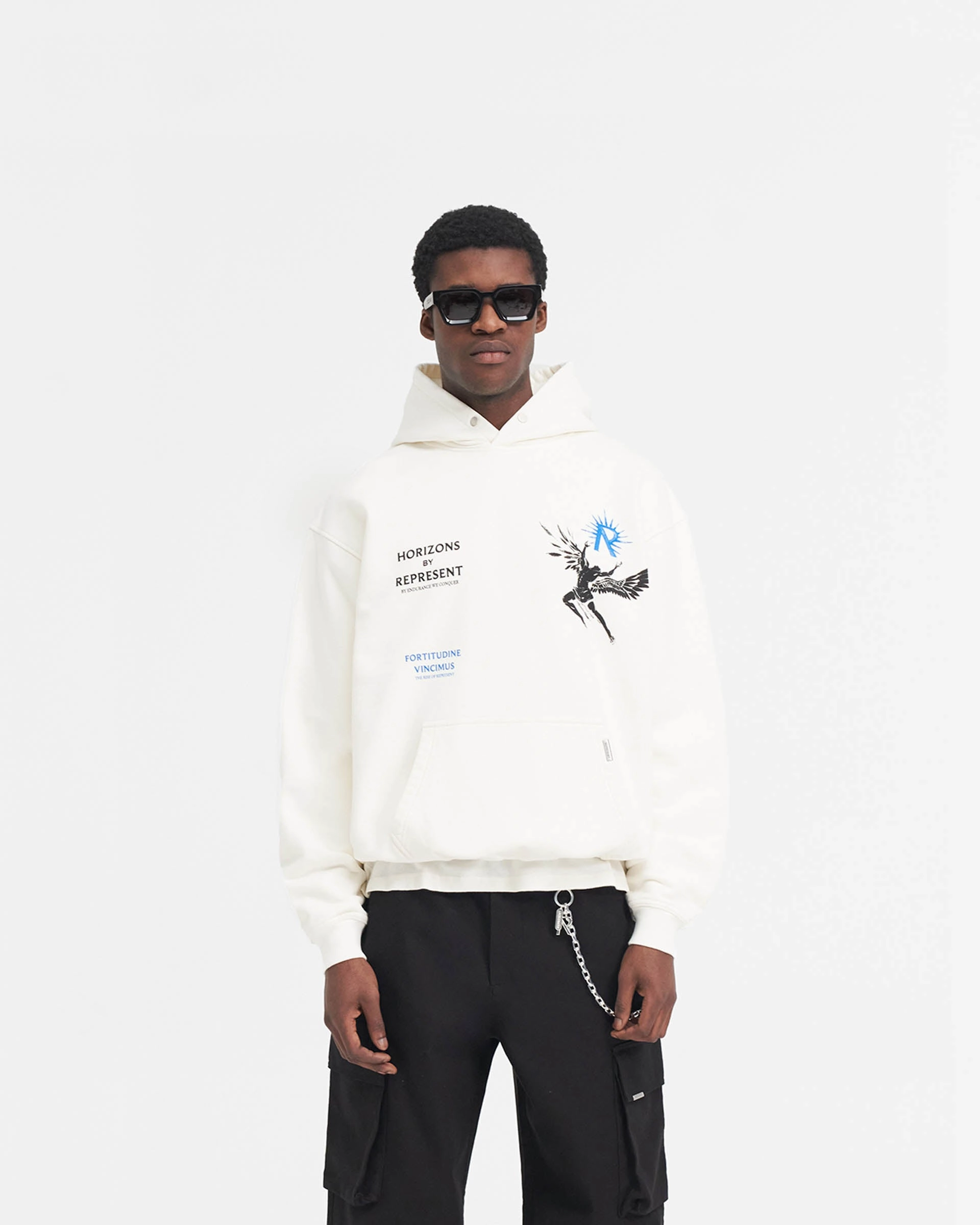 Icarus Hoodie - Flat White Stylish Layer