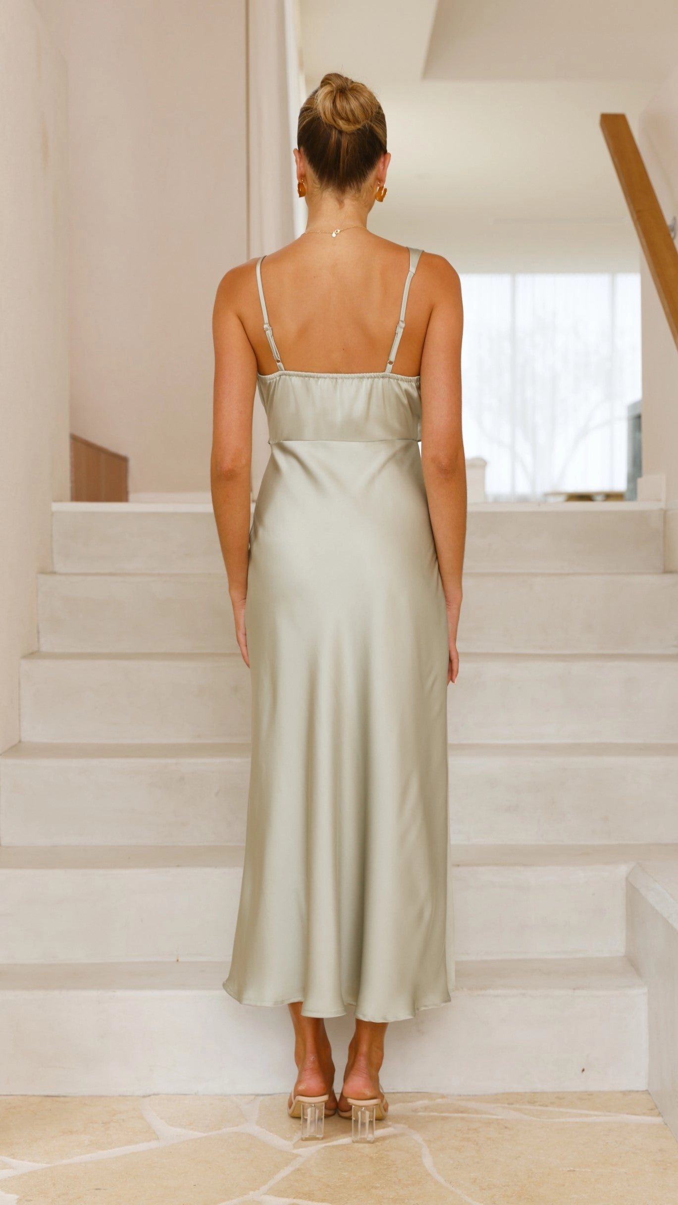 Lounge Vibe Audrey Maxi Dress - Olive