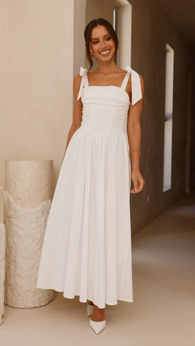 Open Design Haisley Maxi Dress - White