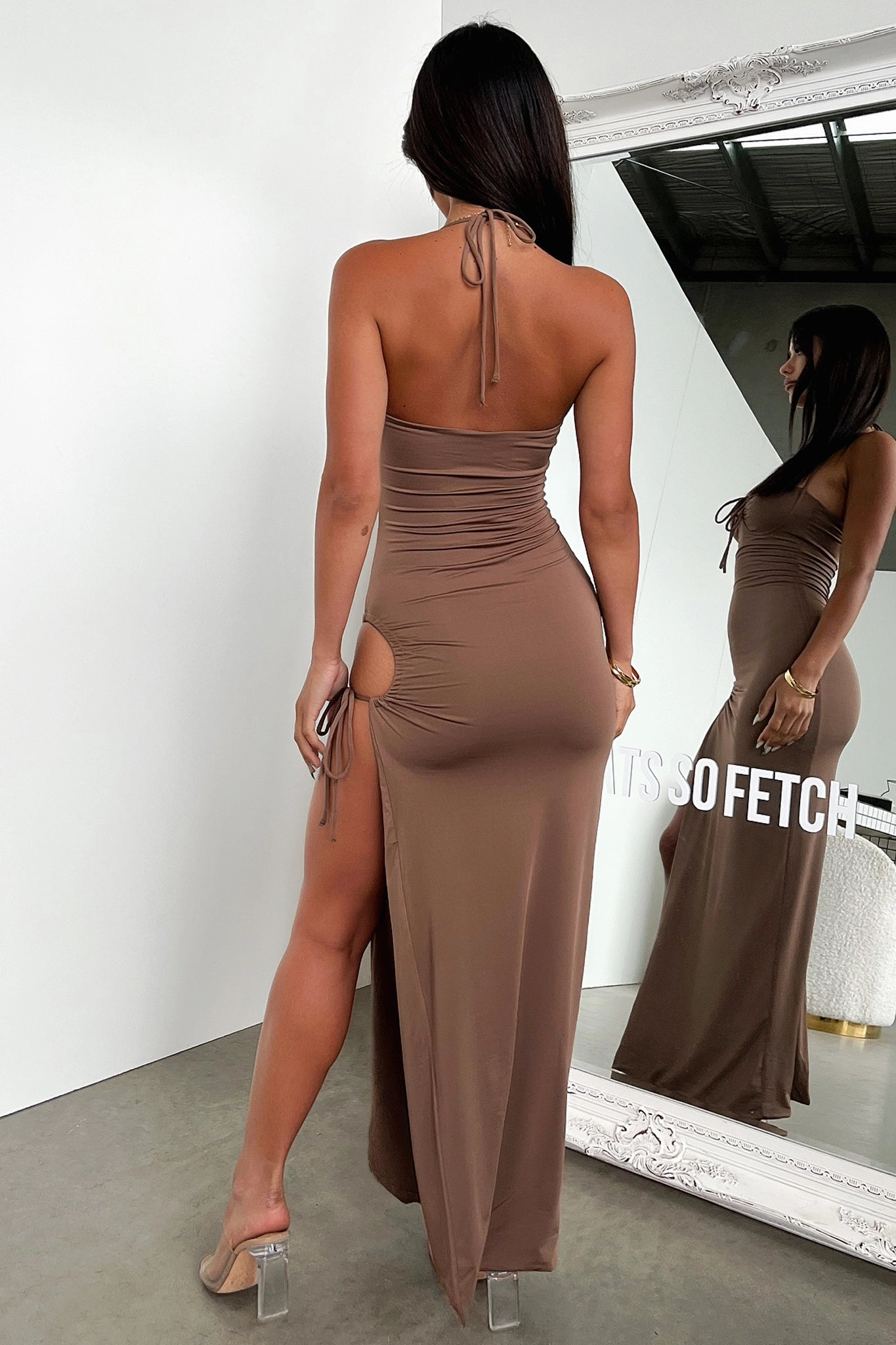 Soft Design Soft Finish Imana Maxi Dress - Brown