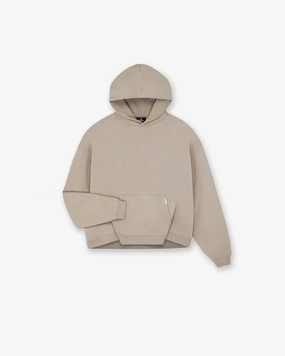 bus ride Initial Boxy Hoodie - Dune