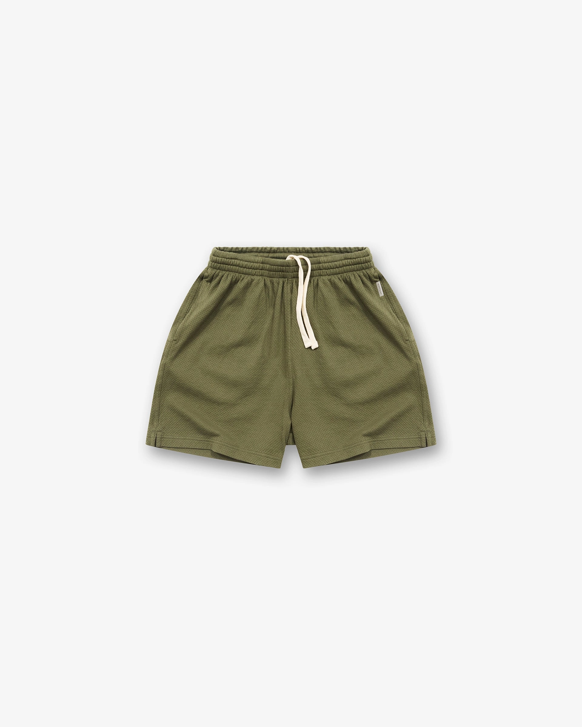 Easy Movement Fit Initial Mesh Shorts - Army Green