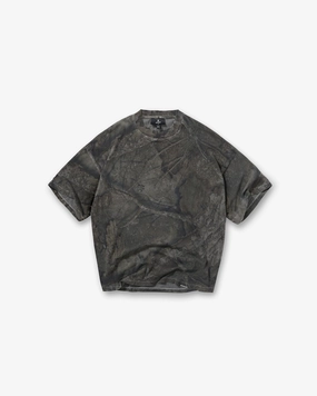 Initial Overdye Realtree? Oversized T-Shirt - Overdyed Black Relaxed Vibes