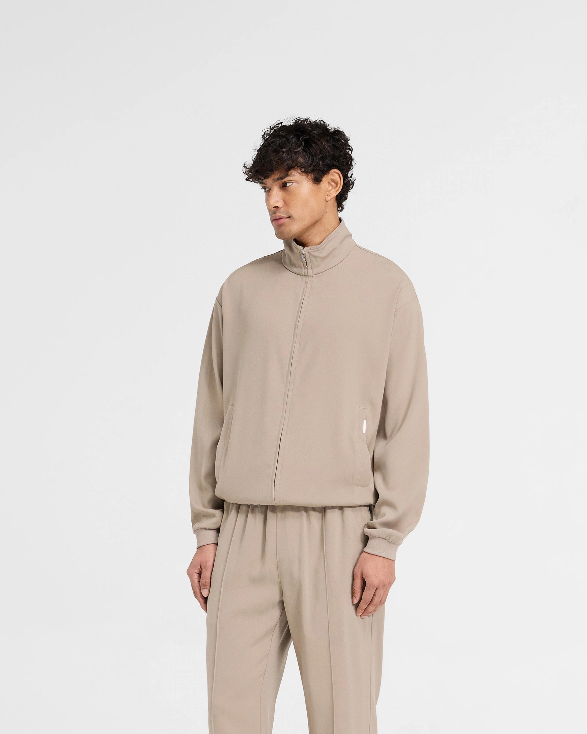 Initial Track Jacket - Dune Versatile Layering Airflow Optimization