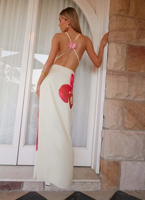 Air Touch Island Girl Maxi Dress - Yellow