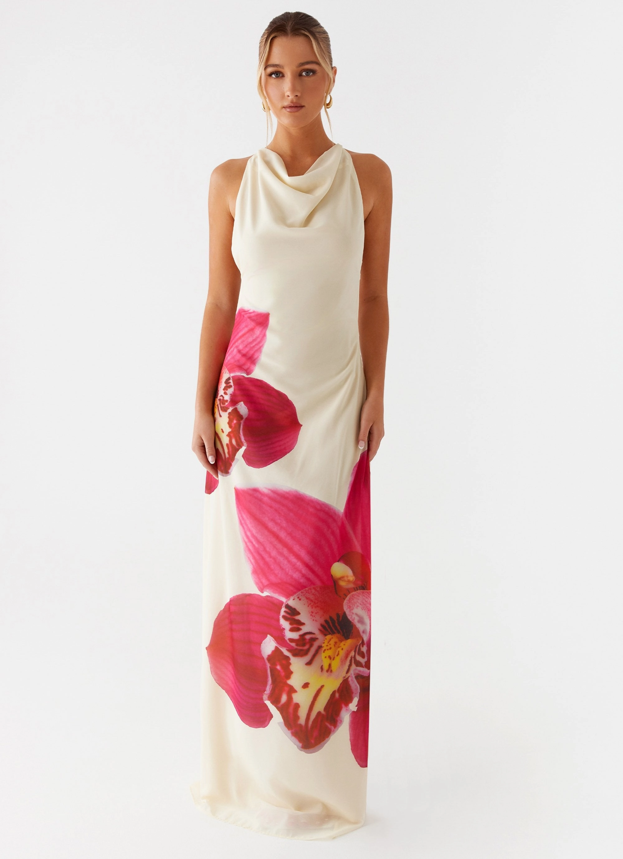 Textured Surface Island Girl Maxi Dress - Yellow