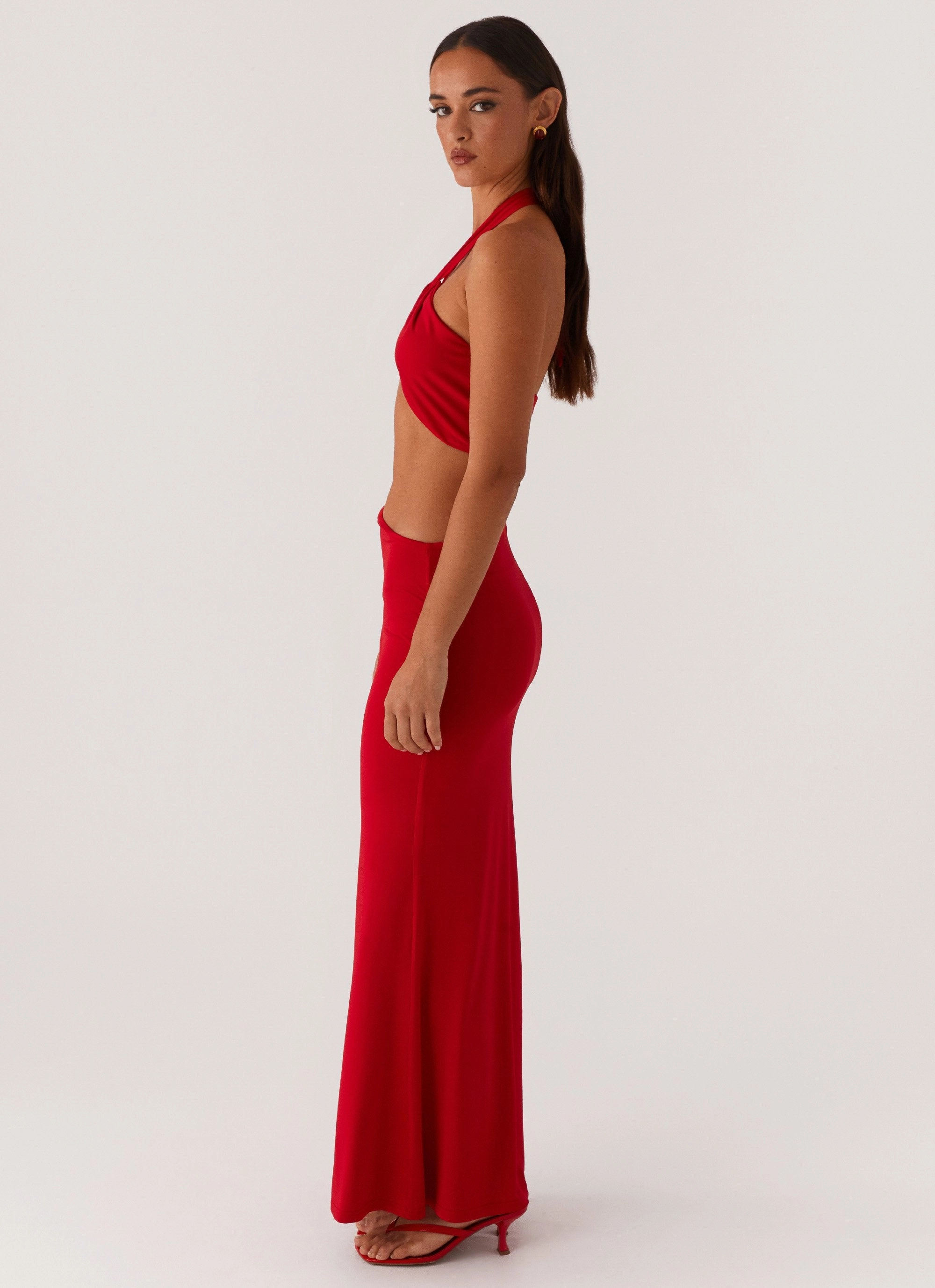 Its Obvious Maxi Dress - Red Church Scene