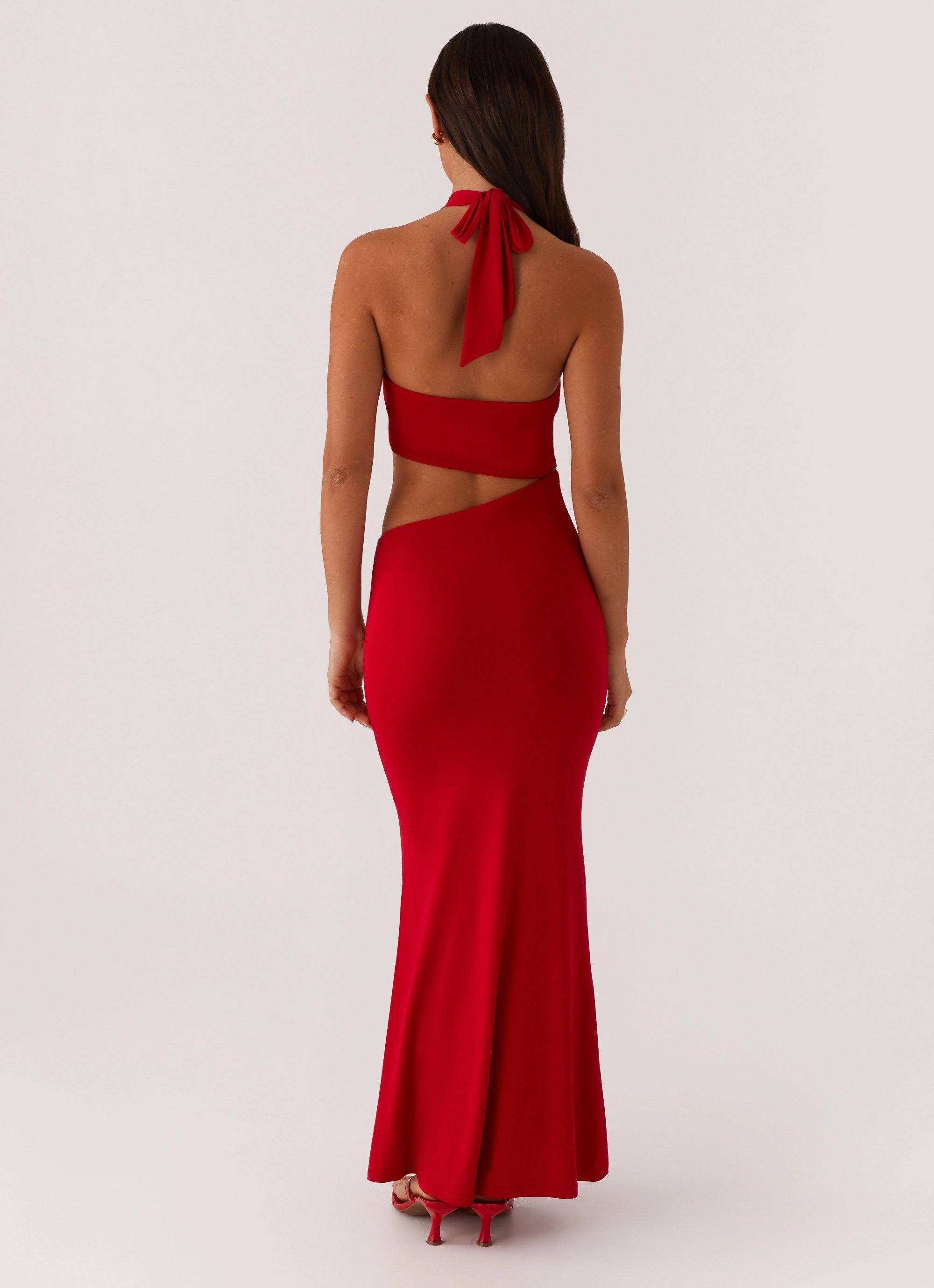 Warm Base Its Obvious Maxi Dress - Red