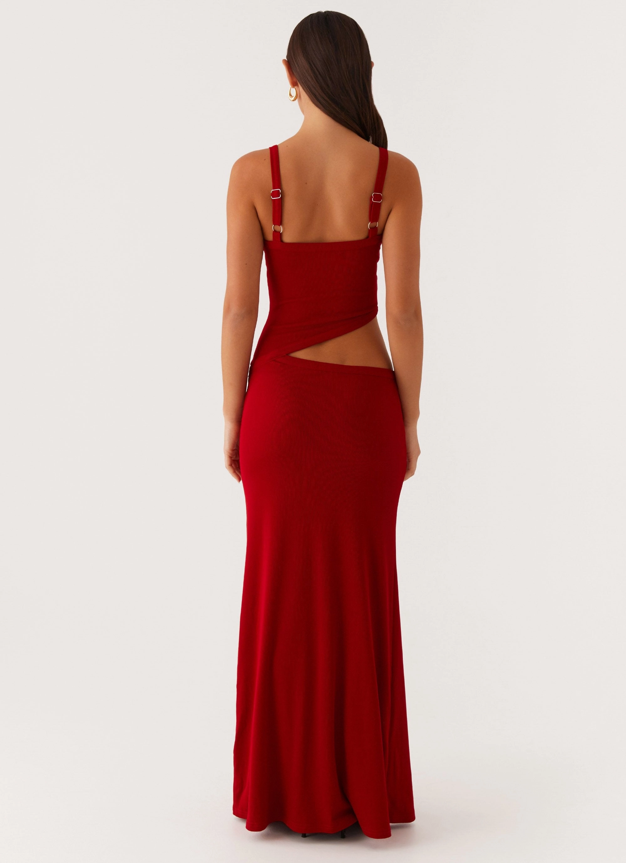 Lunch Date Clean Flow Jocelyn Maxi Dress - Red