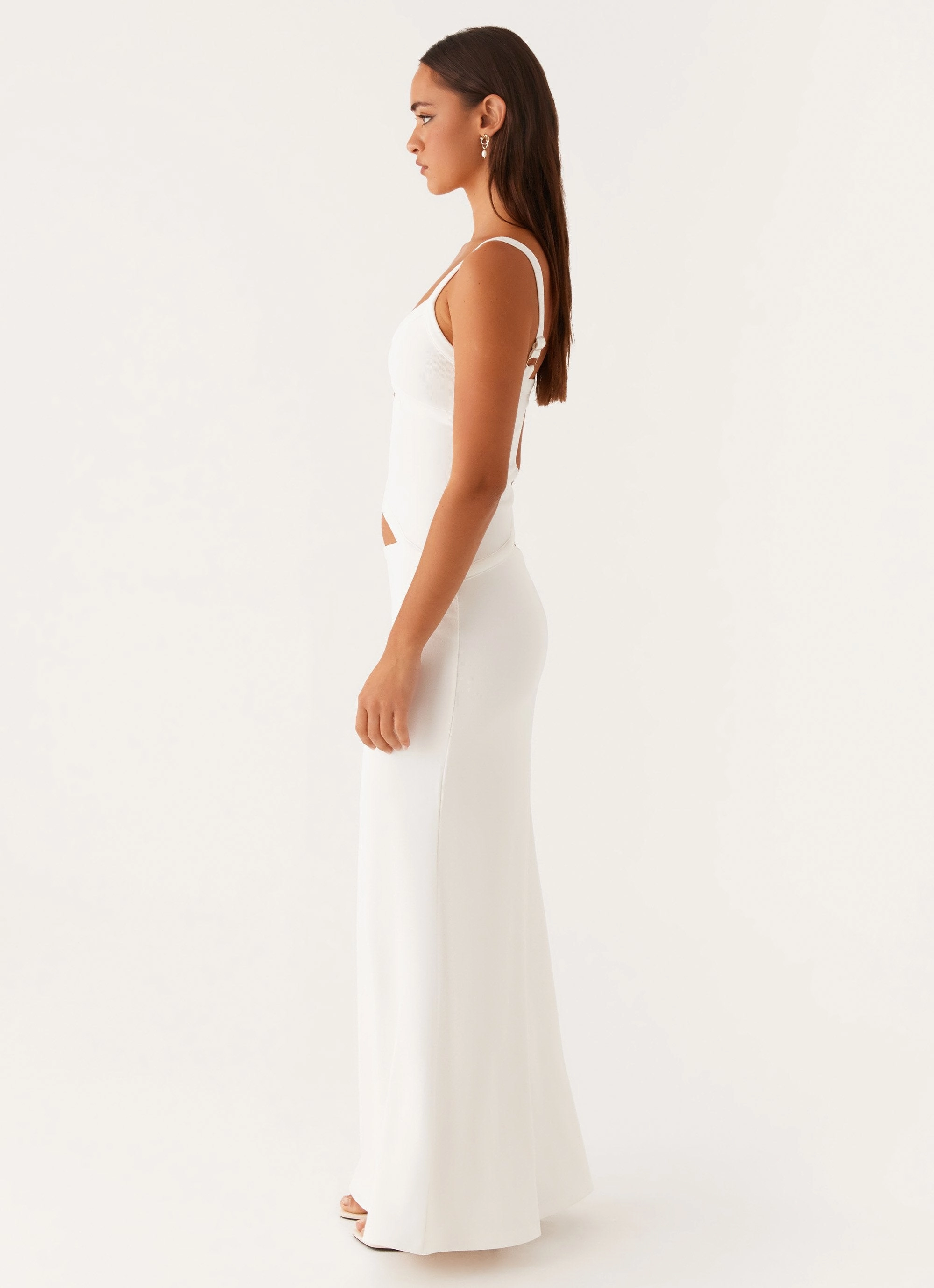Soft Structure Mom Chic Jocelyn Maxi Dress - White