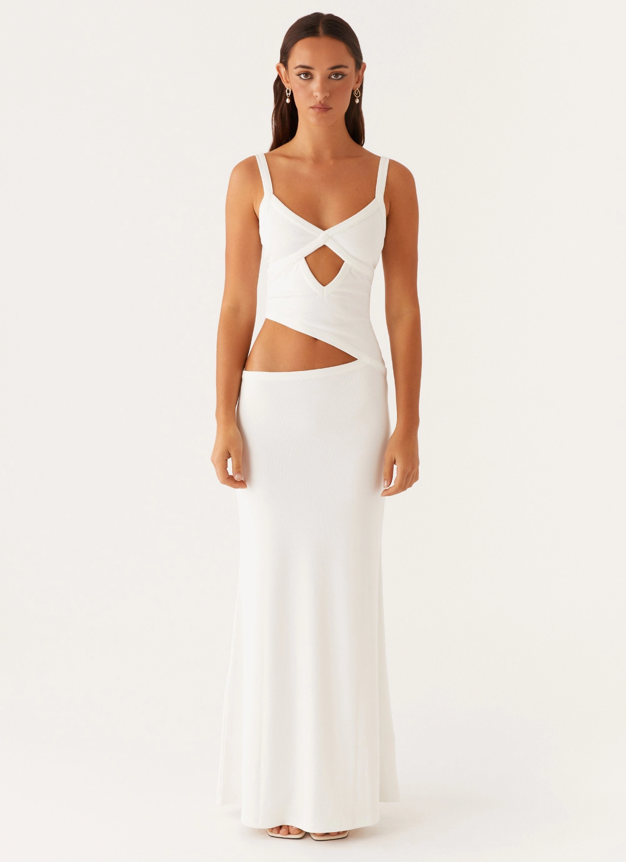 Jocelyn Maxi Dress - White Stylish Choice