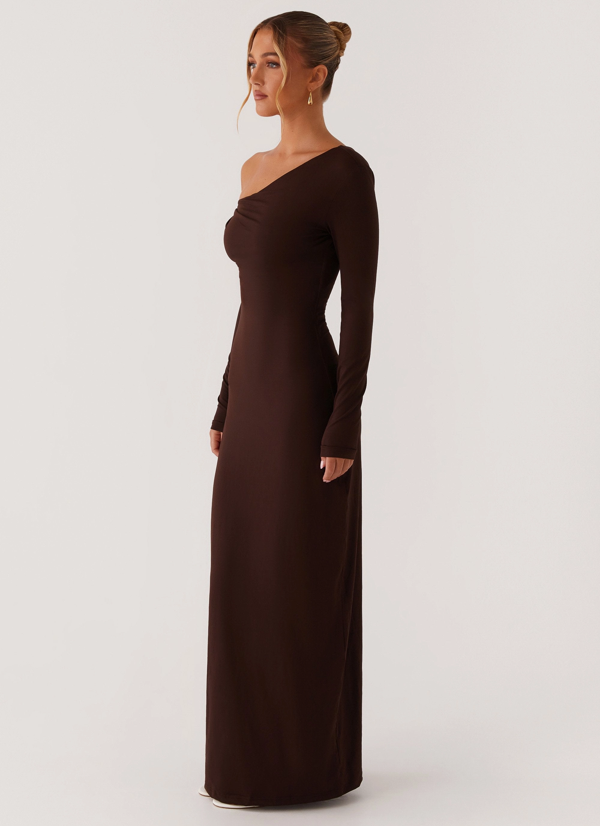 Jordana Twist Maxi Dress - Brown All-Occasion Look