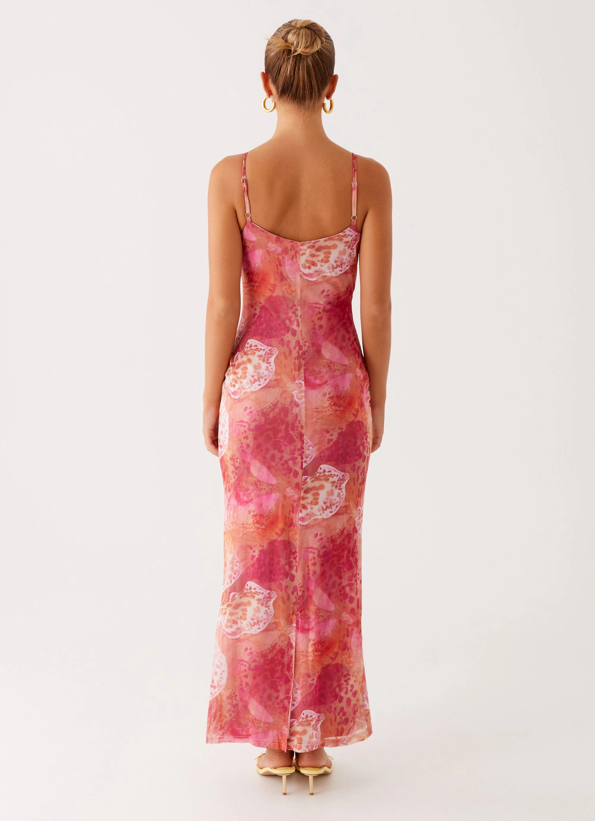 Runway-Ready Formal Setting Kasey Midi Dress - Flamingo Fling