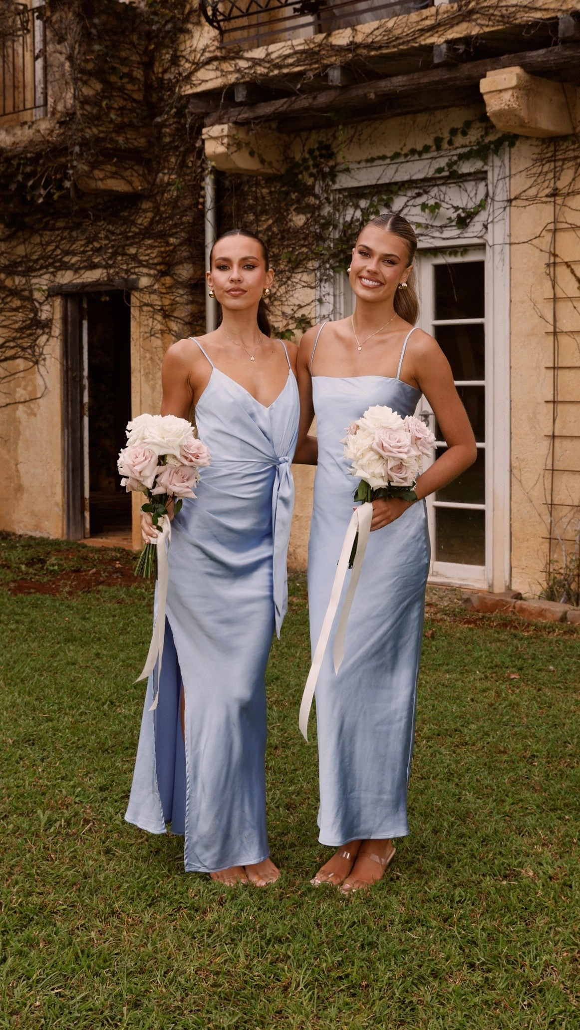 Keira Maxi Dress - Baby Blue Sleek Vibe Smooth Finish
