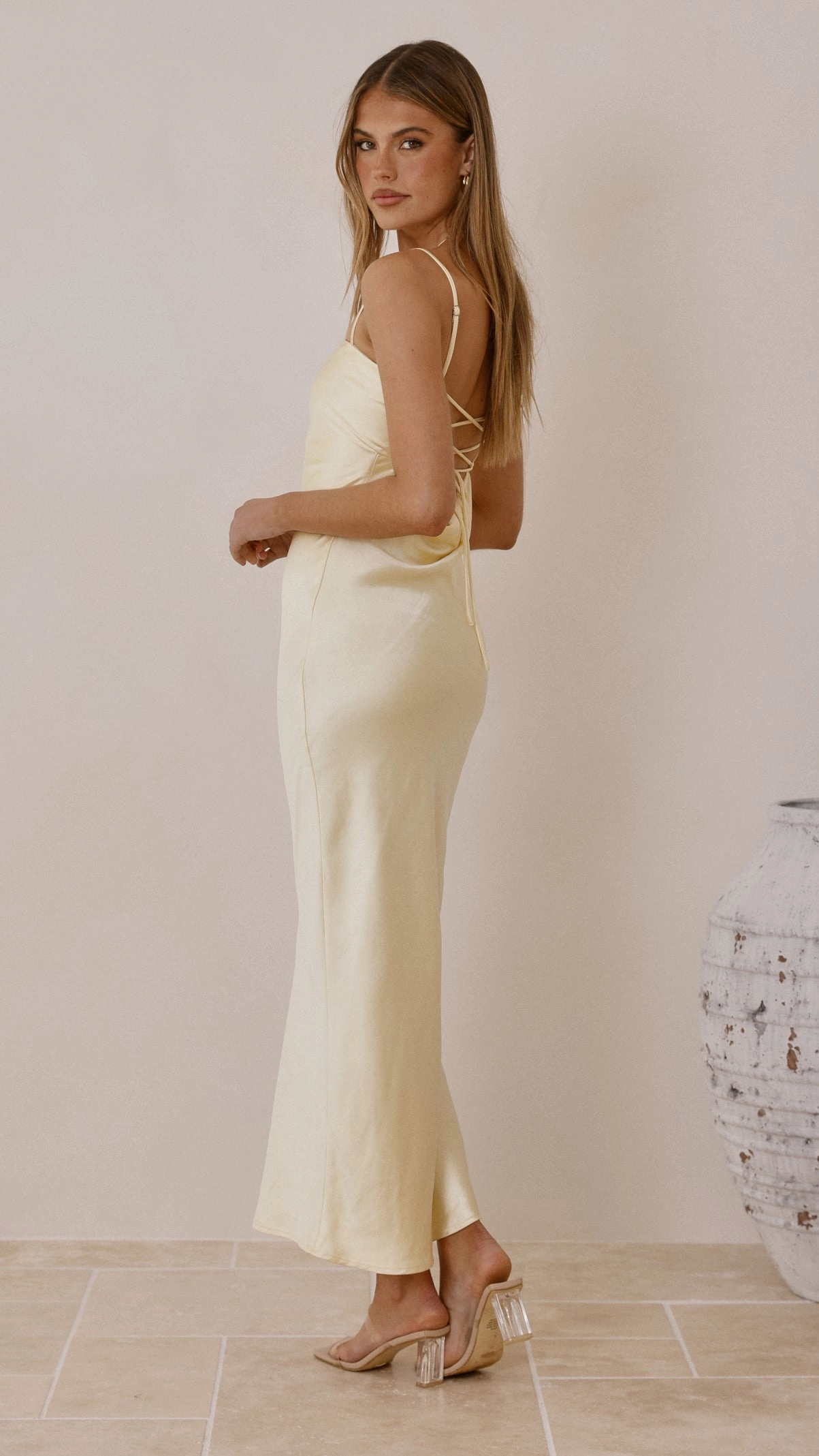 Luxe style City Mood Keira Maxi Dress - Yellow