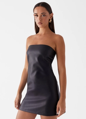 everyday elegance Kenny Mini Dress - Black