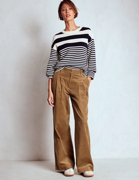 stain resistant coating Kensington Cord Trousers-Latte