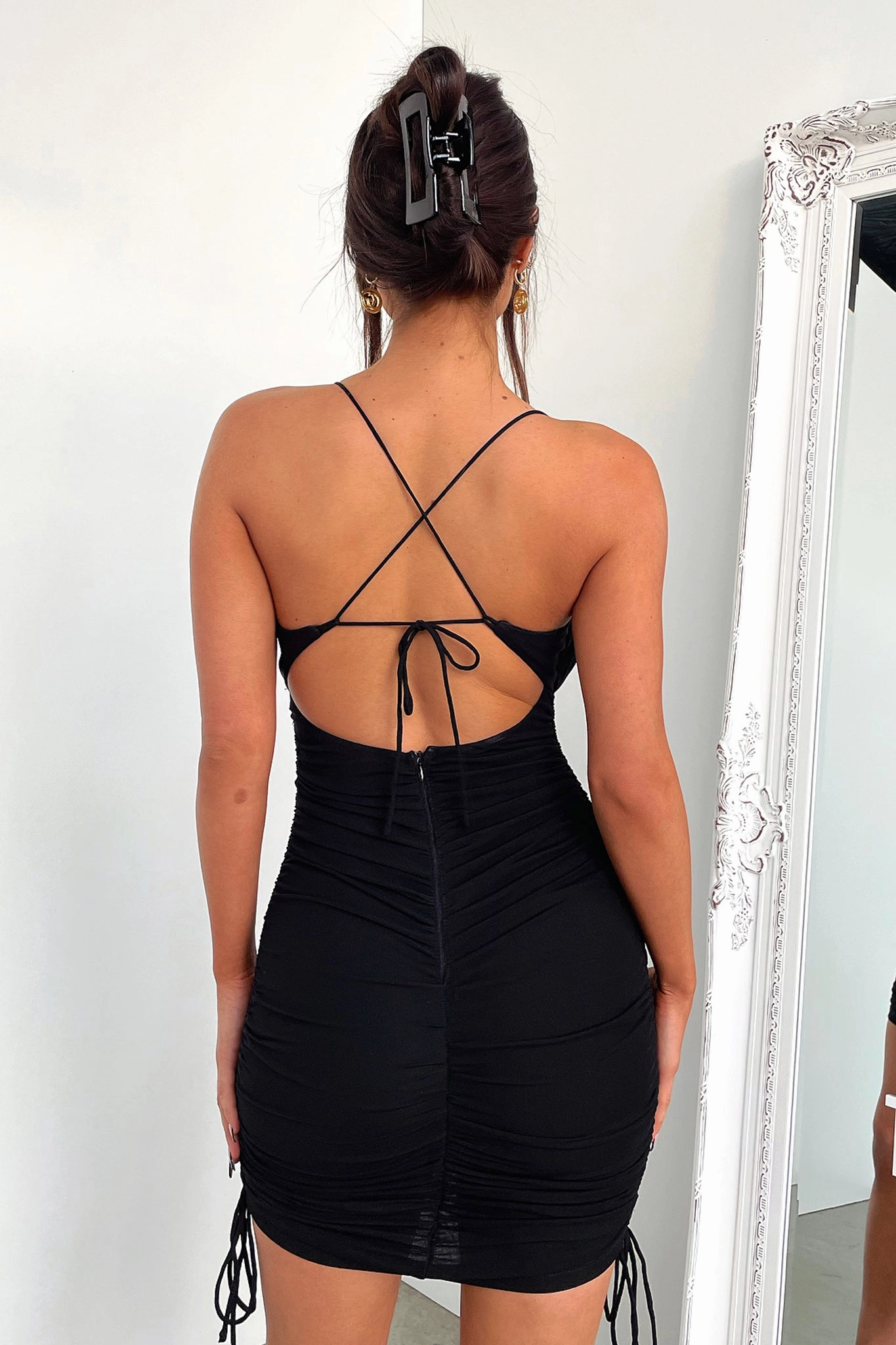 Kia Dress - Black Breath Soft